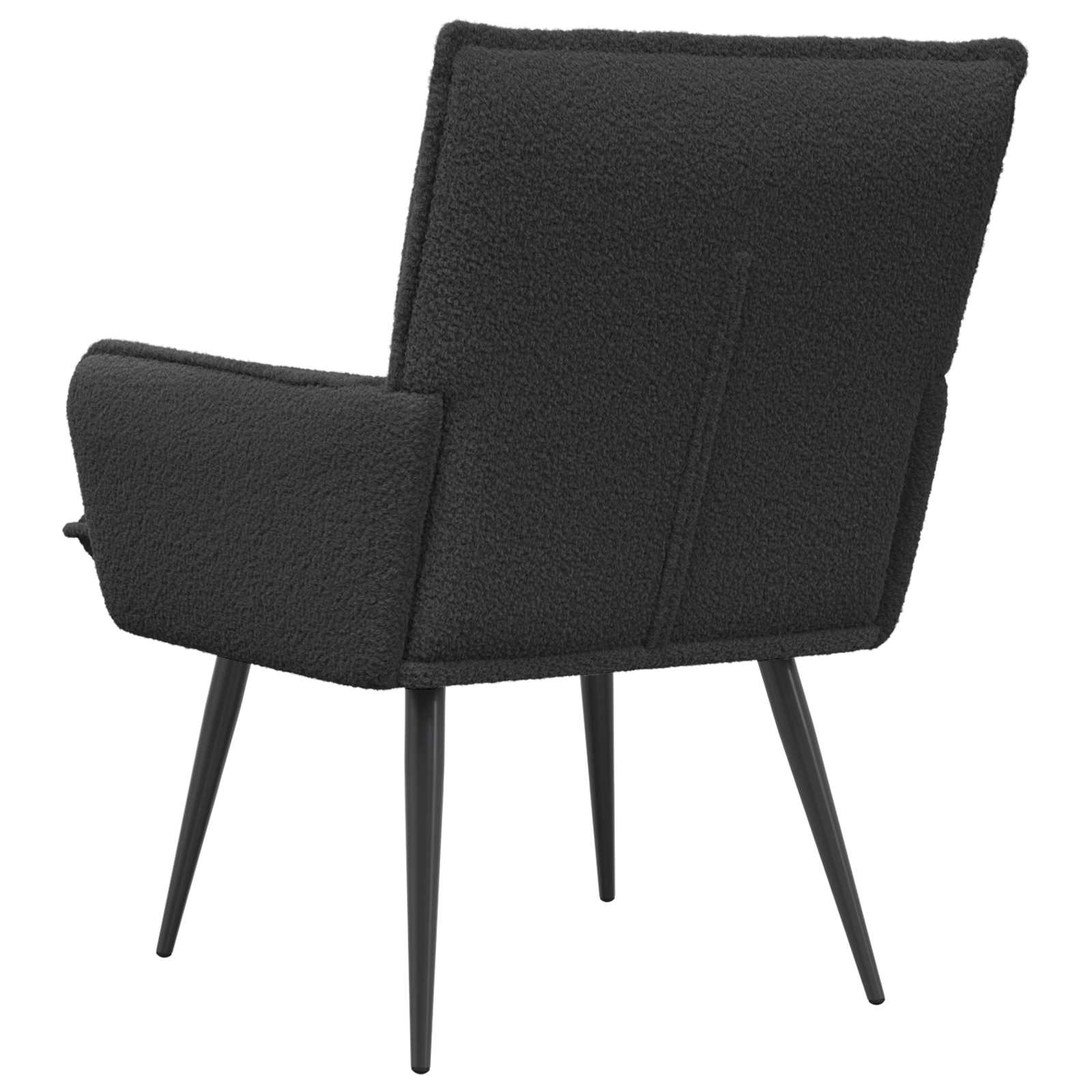Krėslas Tamsiai pilka Bouclé
