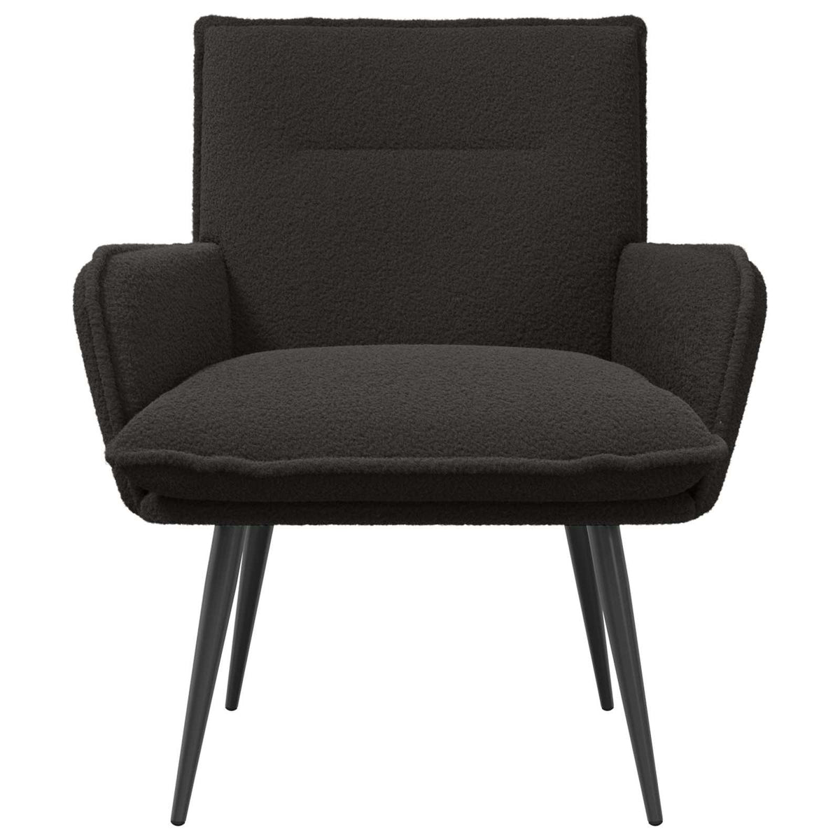 Krėslas Juoda Bouclé