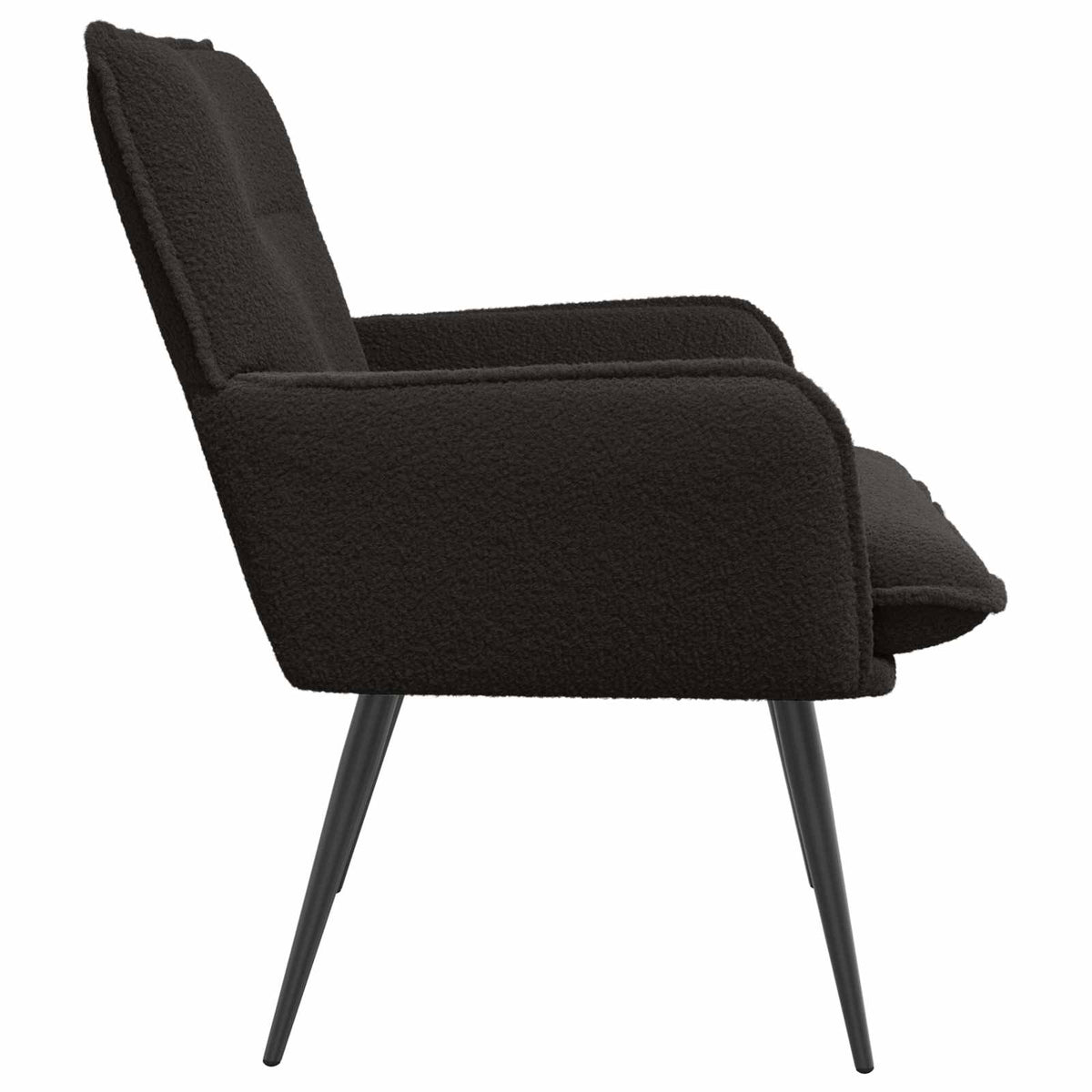 Krėslas Juoda Bouclé