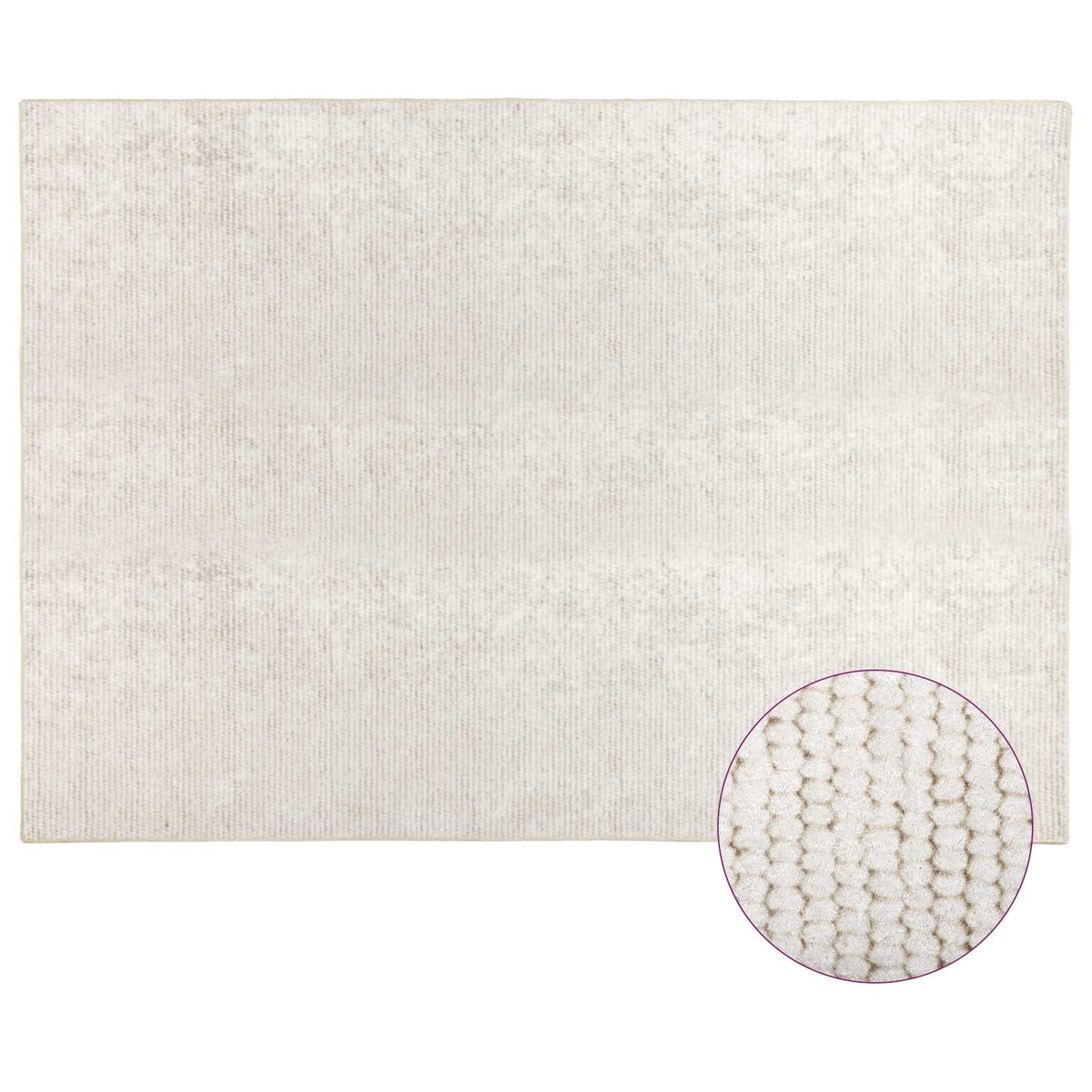 Kilimas Kreminė 160 x 230 cm 100% poliesteris 3 mm Plaunamas