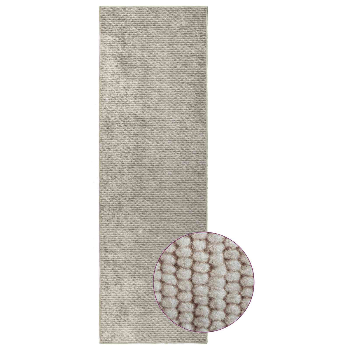 Kilimas Smėlio 50 x 250 cm 100% poliesteris 3 mm Plaunamas