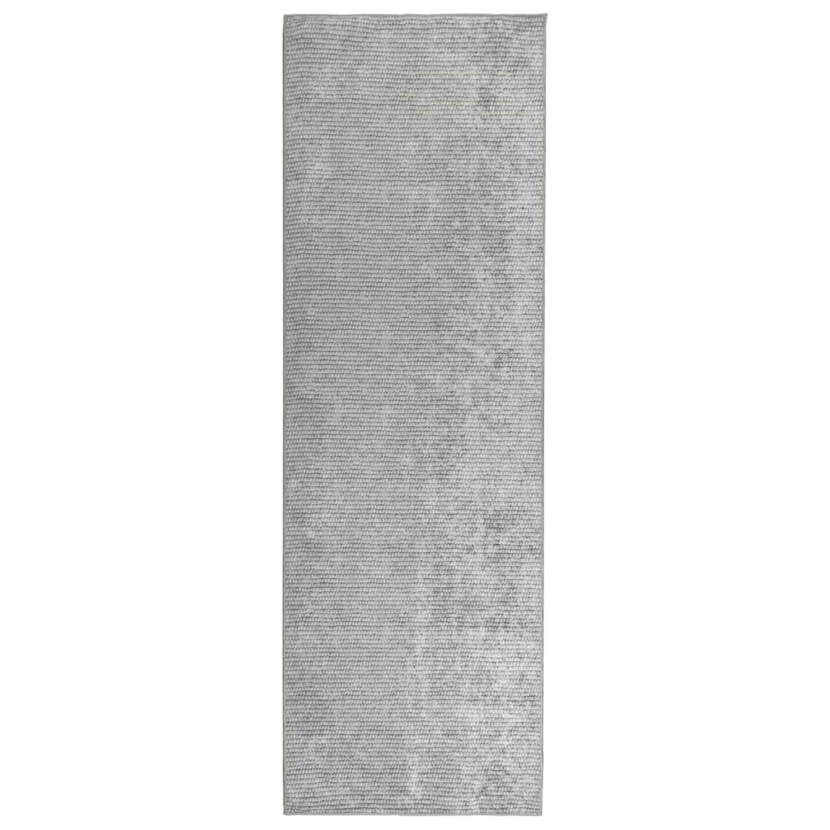 Kilimas Pilka 80 x 300 cm 100% poliesteris 3 mm Plaunamas