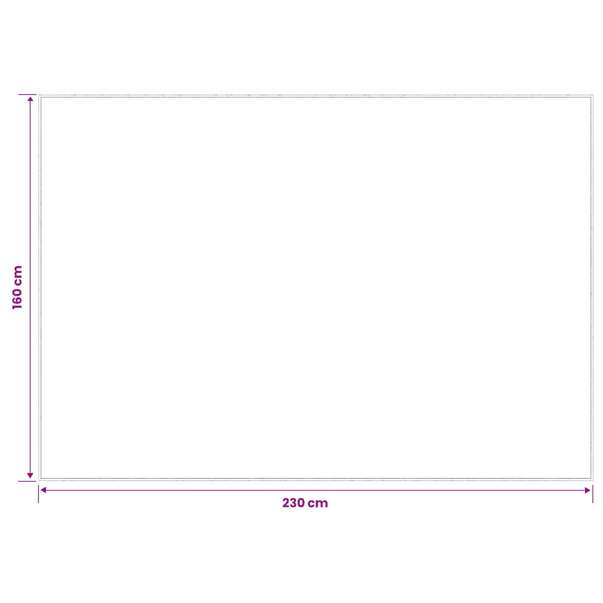 Kilimas Pilka 160 x 230 cm 100% poliesteris 3 mm Plaunamas