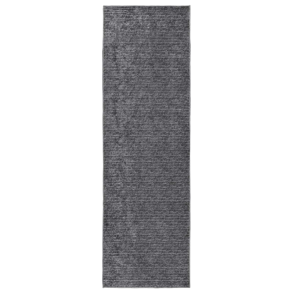 Kilimas Antracito 50 x 200 cm 100% poliesteris 3 mm Plaunamas