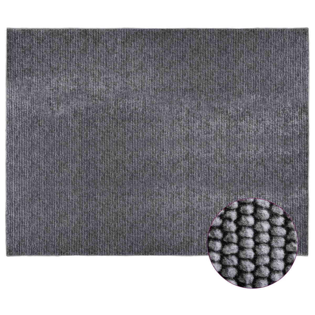 Kilimas Antracito 300 x 400 cm 100% poliesteris 3 mm Plaunamas