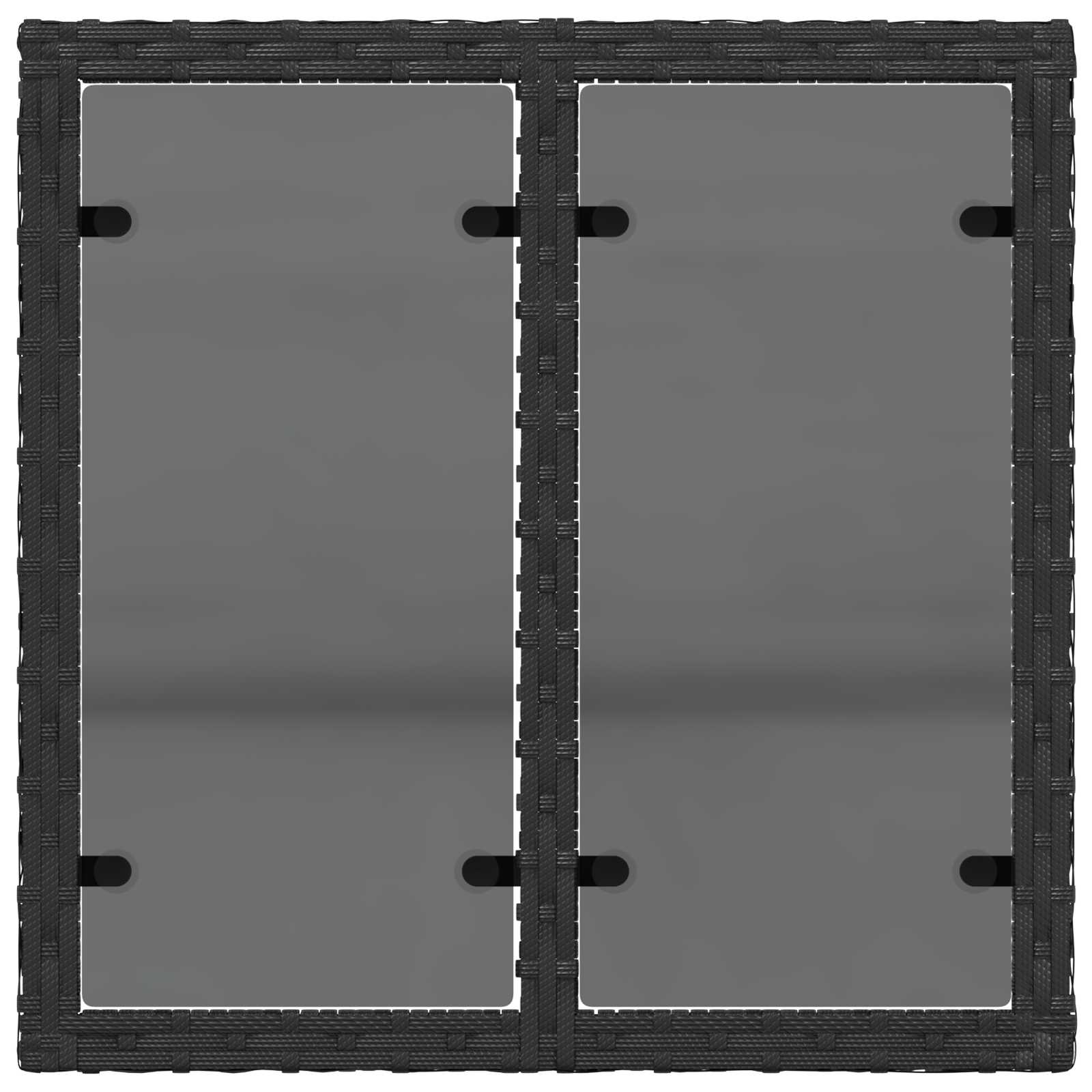 Sofos komplektas 6 pcs 4-Vietų skaičius Juoda ir mėlyna