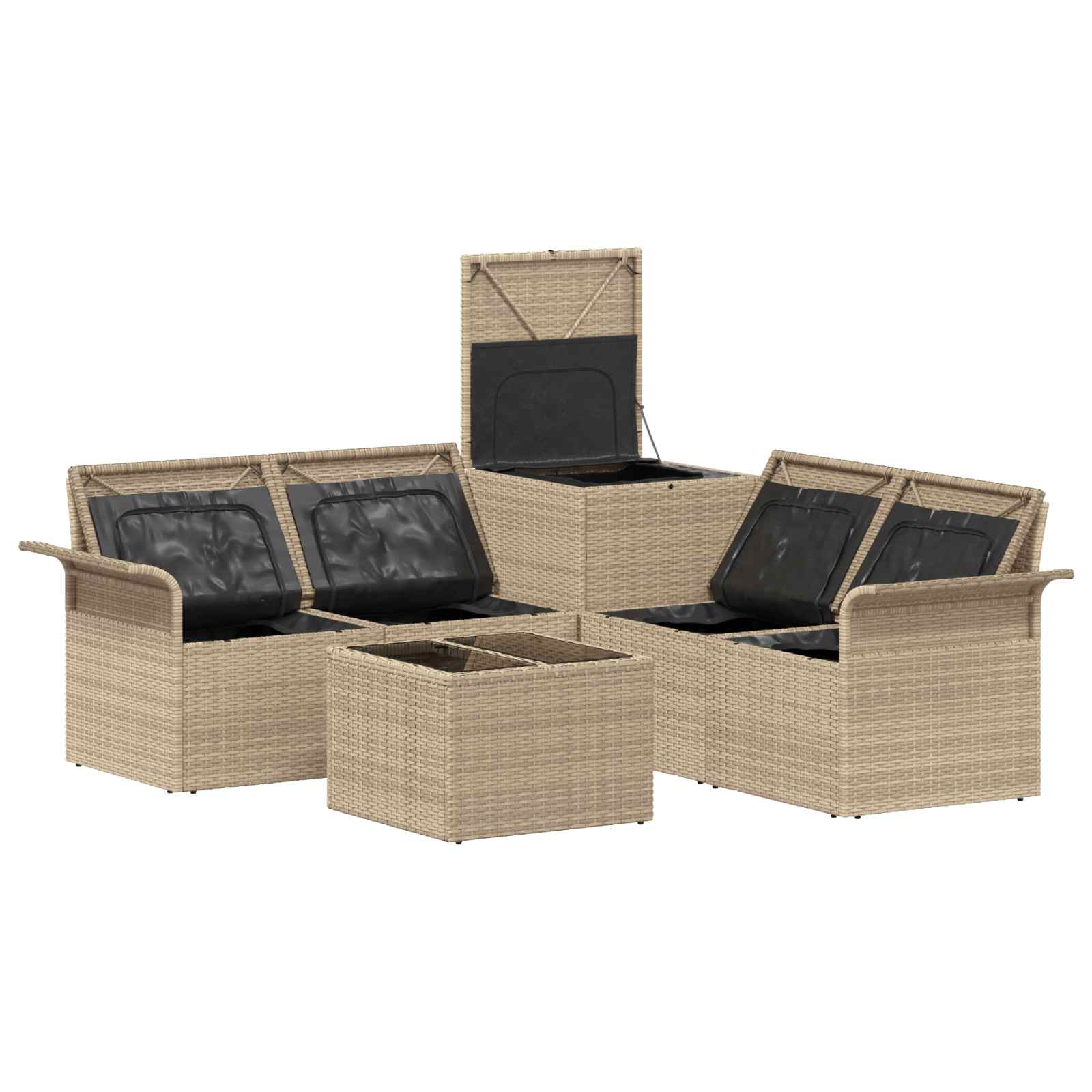 Sofos komplektas 6 pcs 4-Vietų skaičius