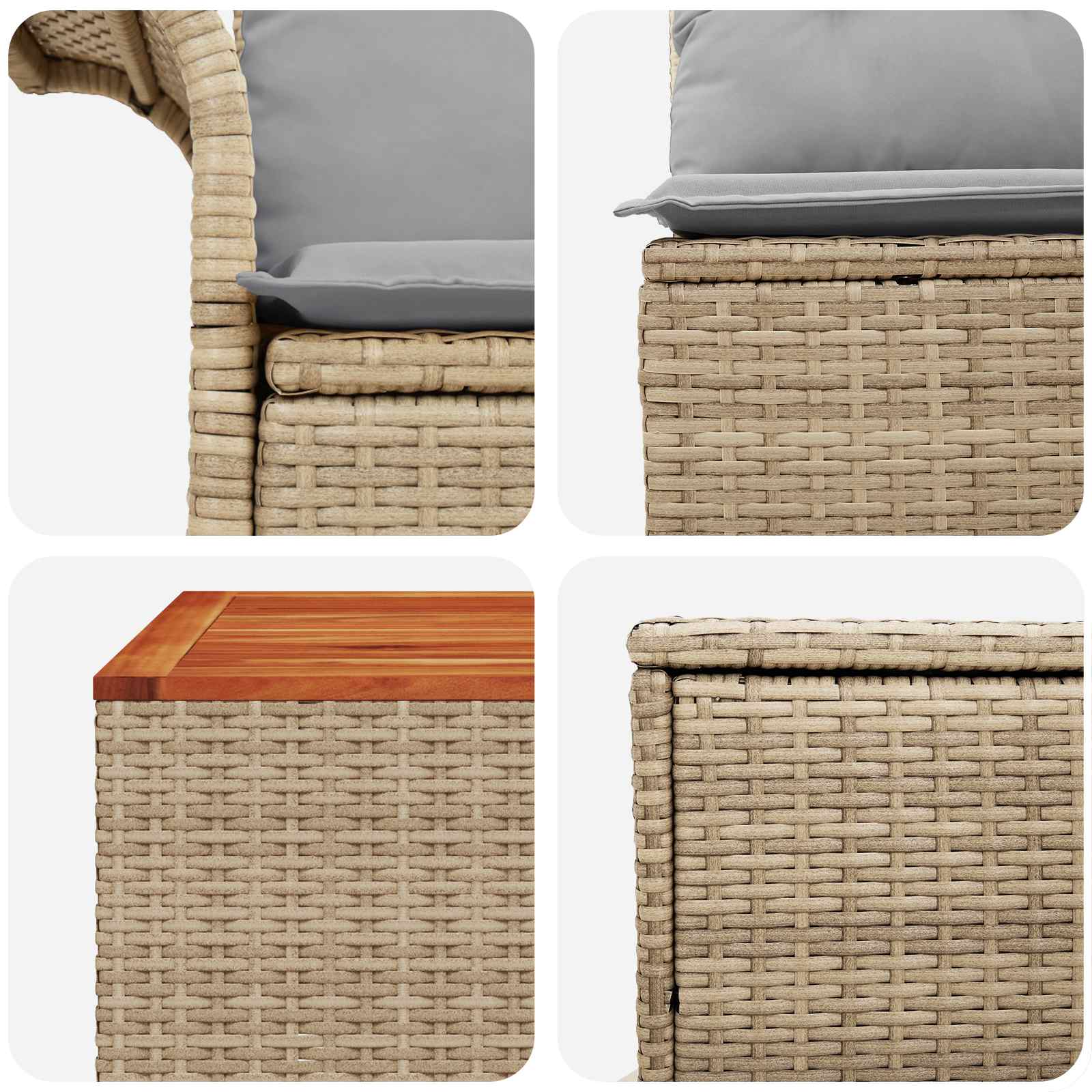 Sofos komplektas 6 pcs 4-Vietų skaičius