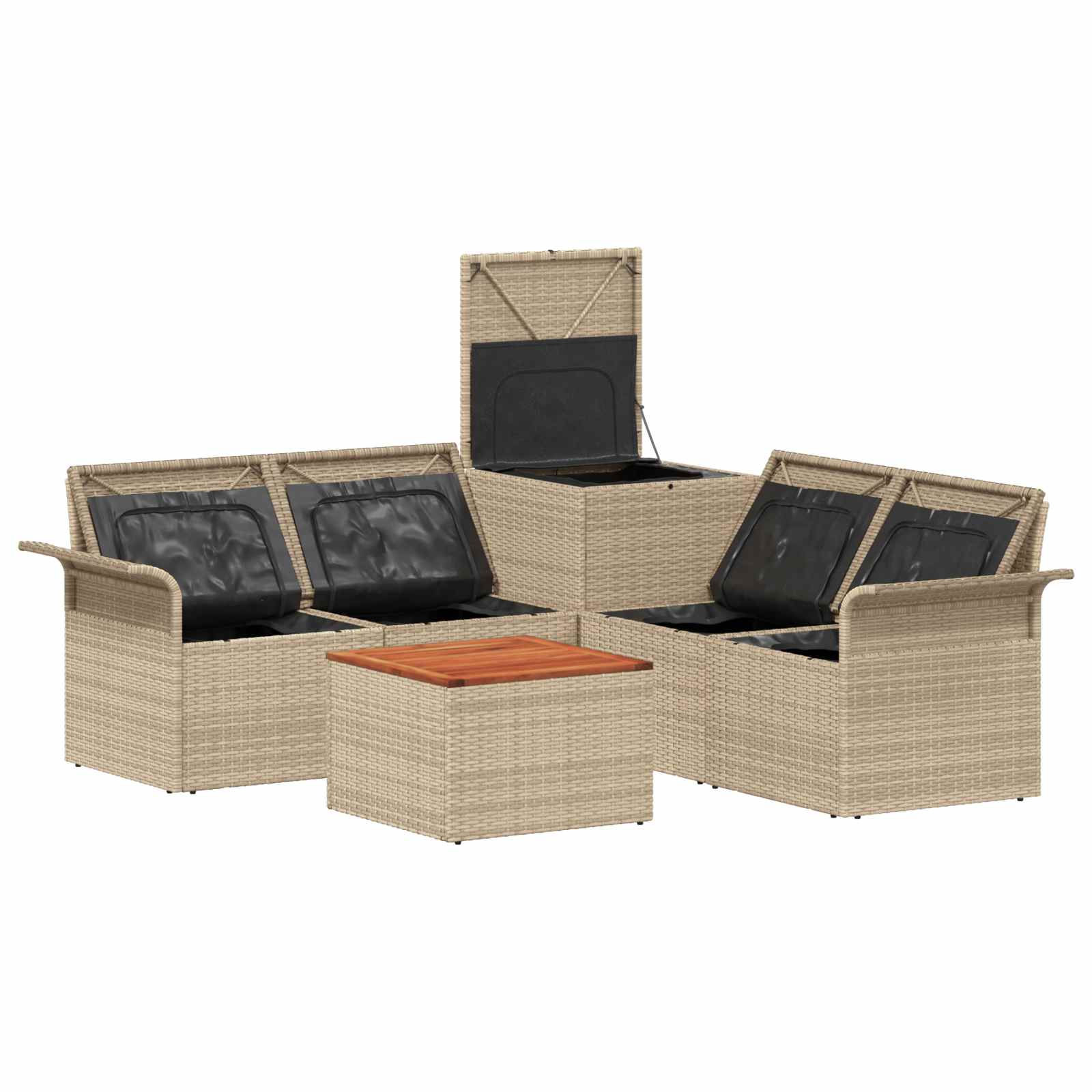 Sofos komplektas 6 pcs 4-Vietų skaičius
