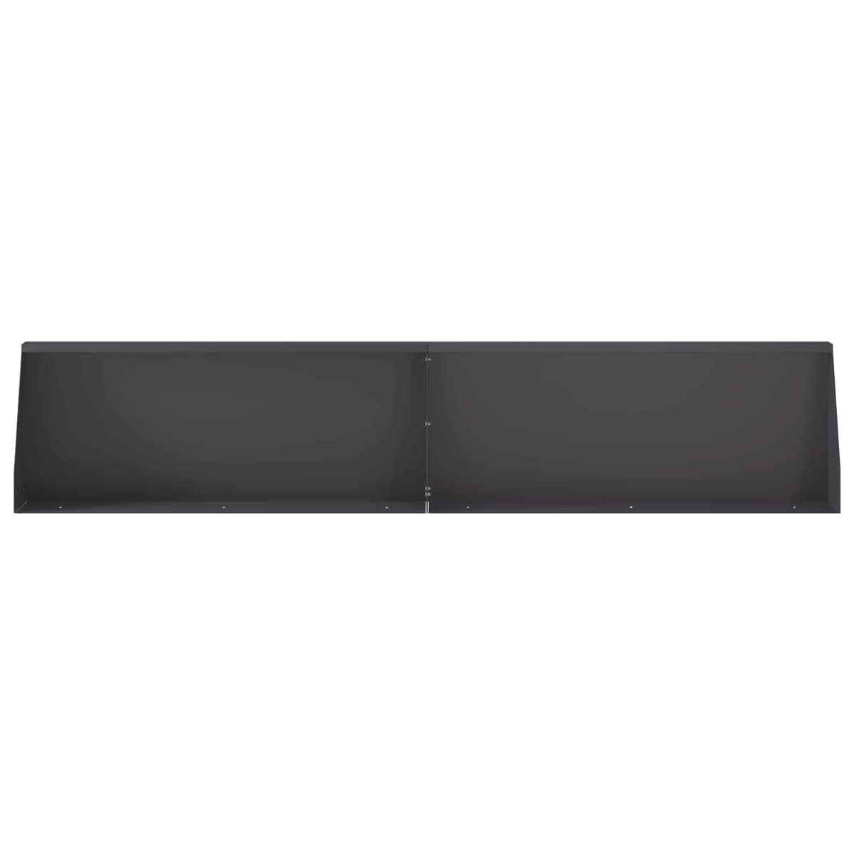Sienelė 4 vnt. 100 x 12 x 30 cm Plienas Juoda