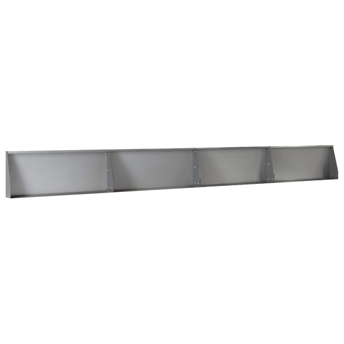 Sienelė 4 vnt. 100 x 12 x 30 cm Galvanizuotas plienas Sidabrinė