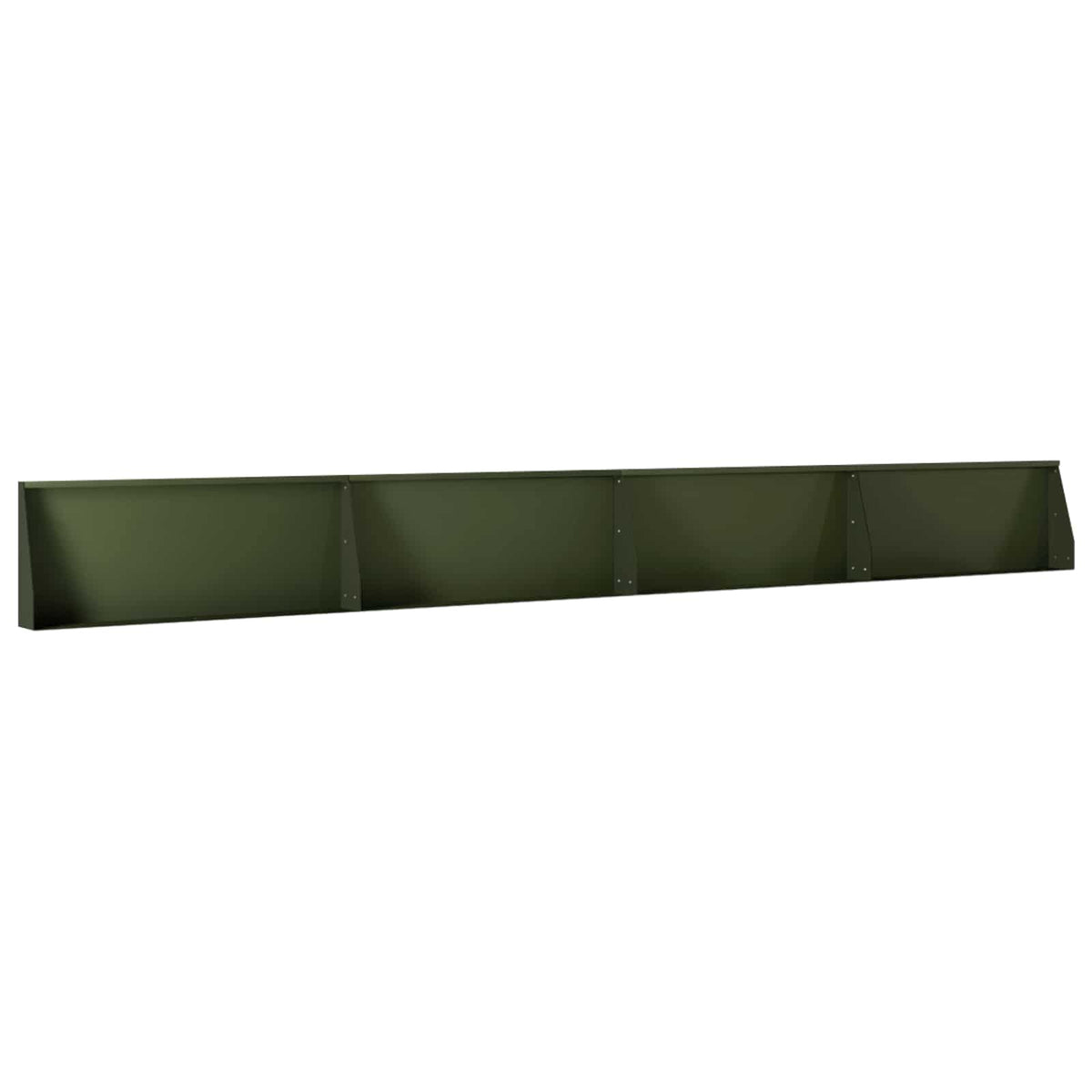 Sienelė 4 vnt. 100 x 12 x 40 cm Plienas Alyvuogių žalia