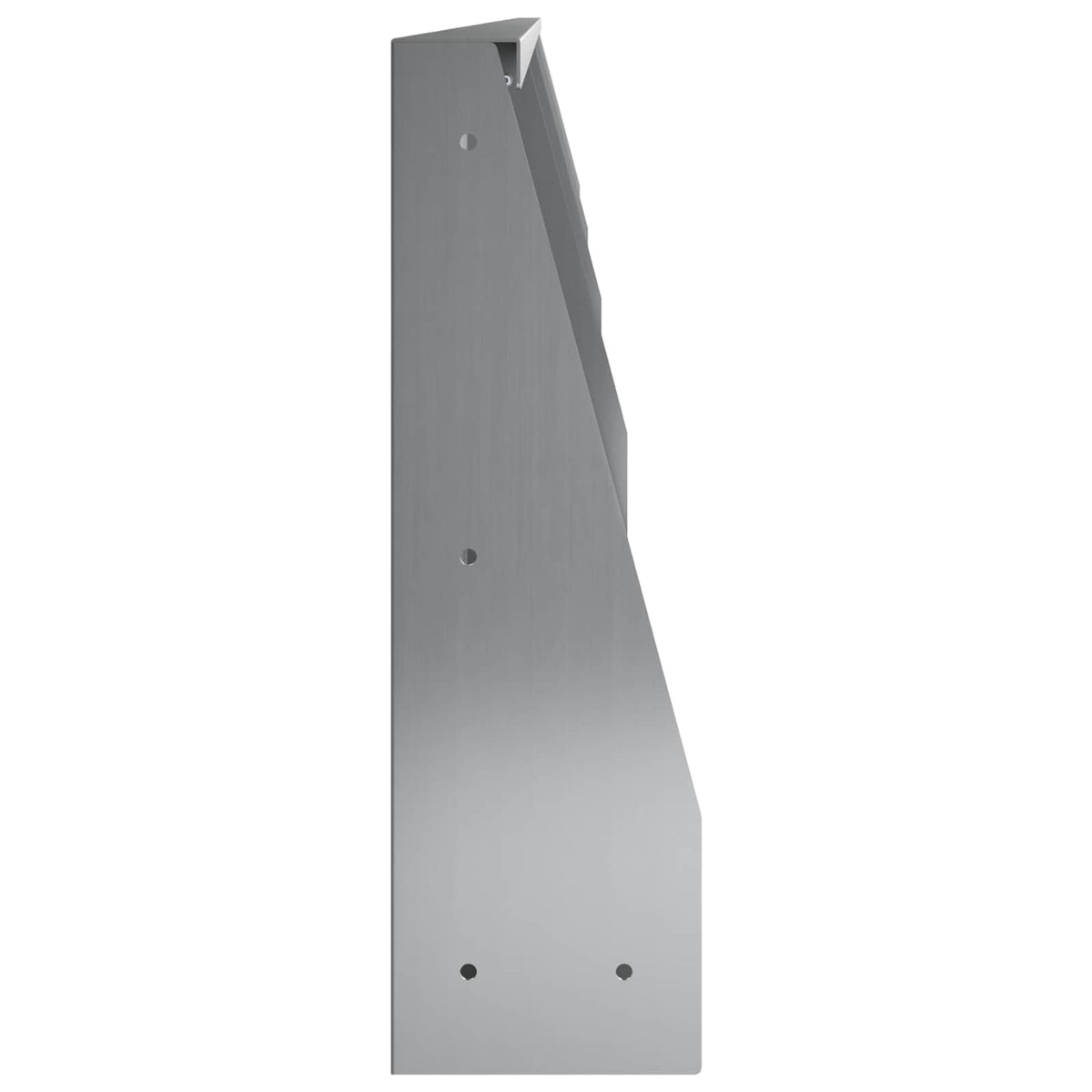 Sienelė 4 vnt. 100 x 12 x 40 cm Galvanizuotas plienas Sidabrinė