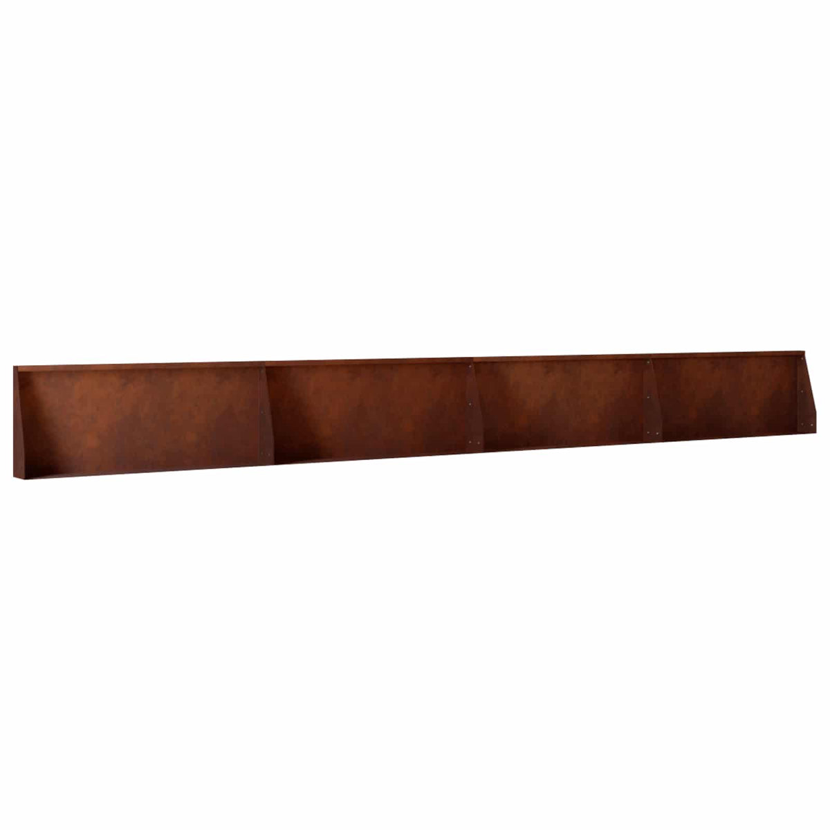 Sienelė 4 vnt. 100 x 12 x 40 cm Rūdijanti