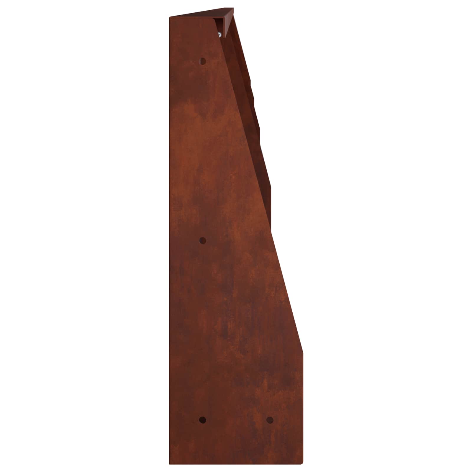 Sienelė 4 vnt. 100 x 12 x 40 cm Rūdijanti
