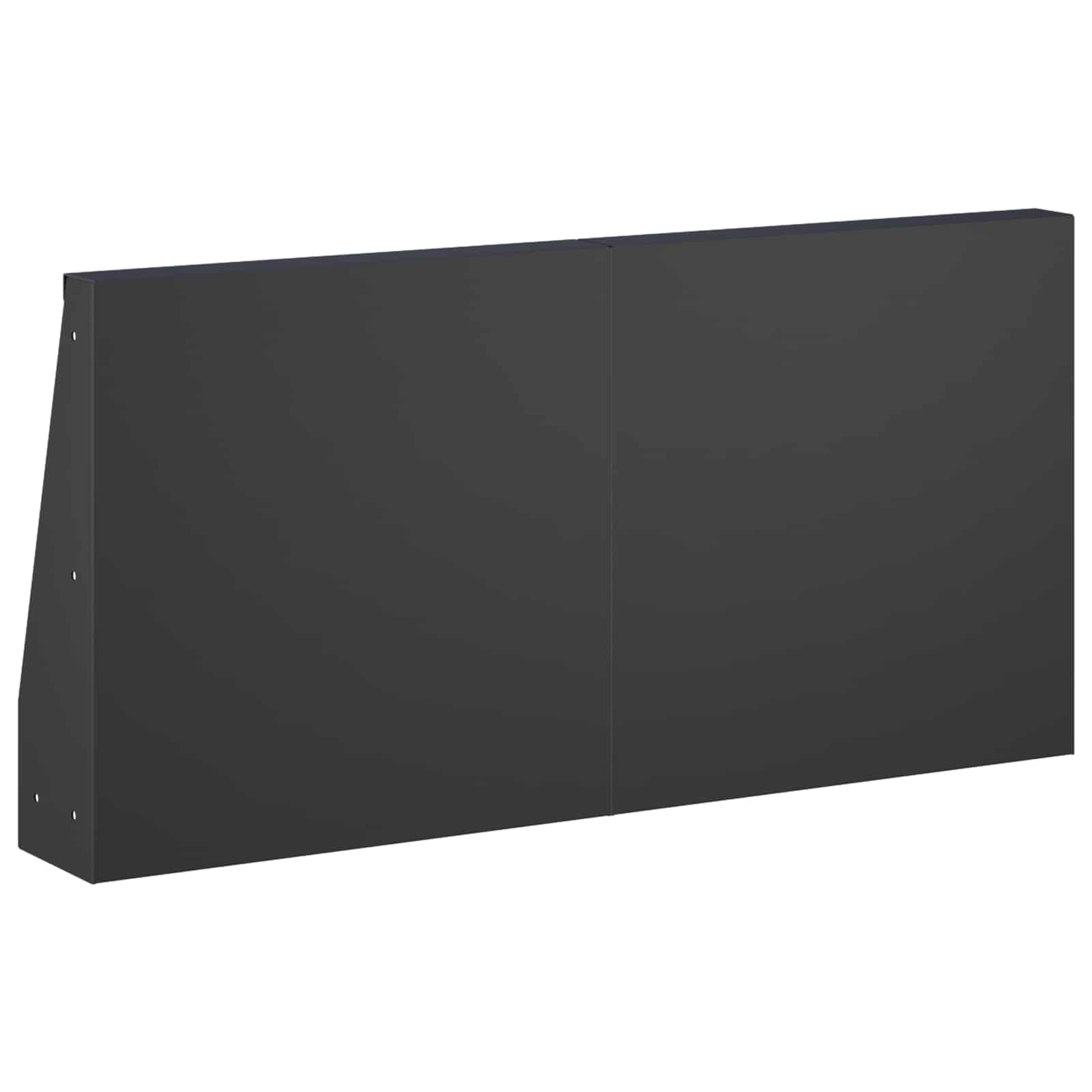 Sienelė 4 vnt. 40 x 12 x 30 cm Plienas Juoda