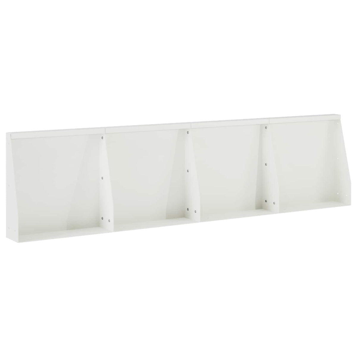 Sienelė 4 vnt. 40 x 12 x 30 cm Plienas Balta