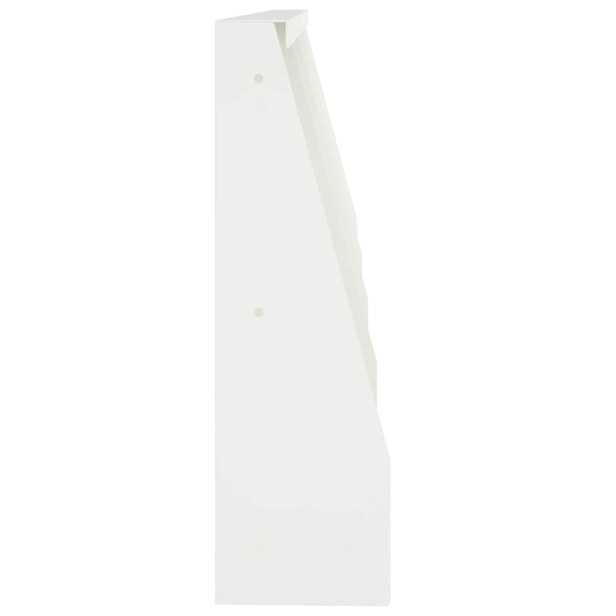 Sienelė 4 vnt. 40 x 12 x 30 cm Plienas Balta