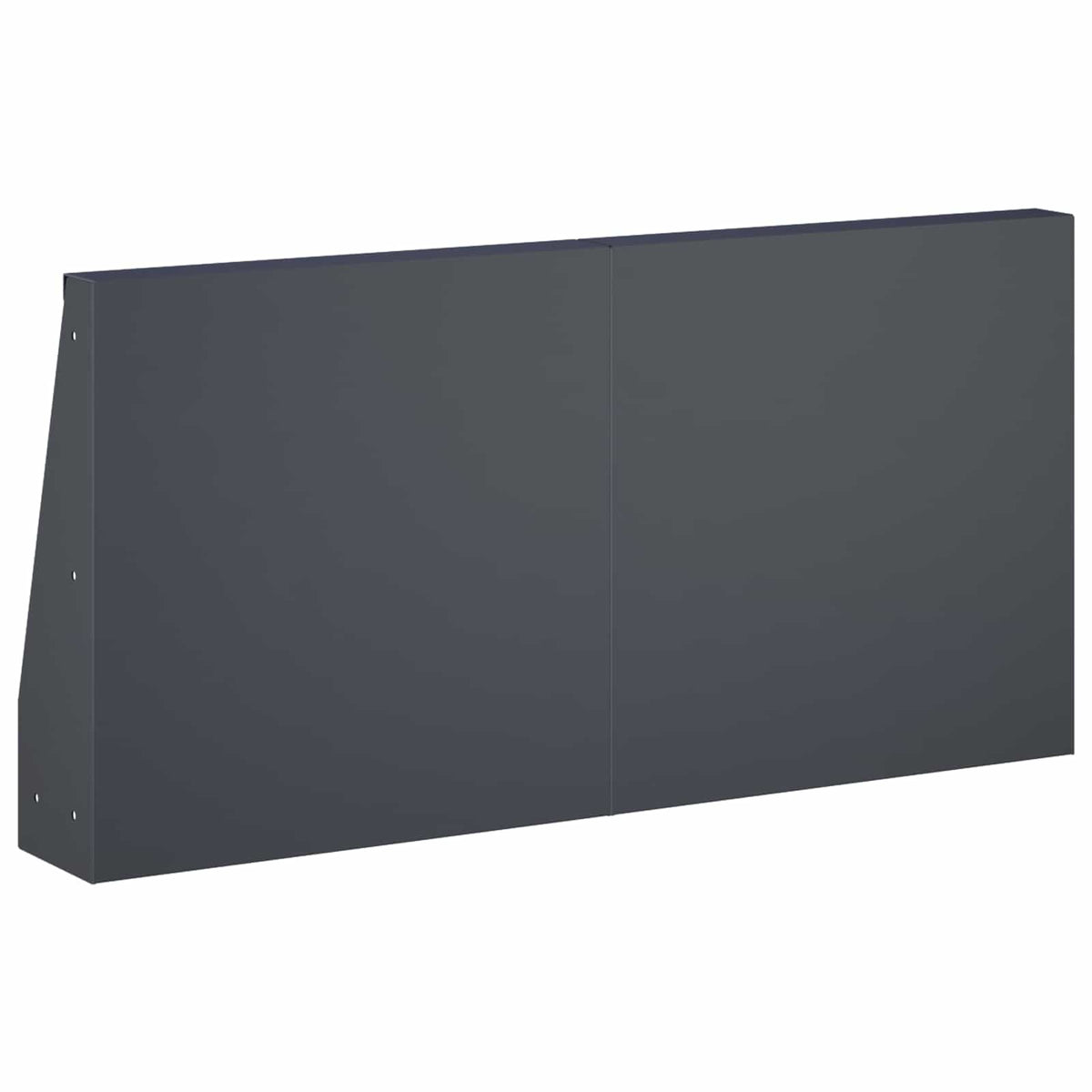 Sienelė 4 vnt. 40 x 12 x 30 cm Plienas Antracito