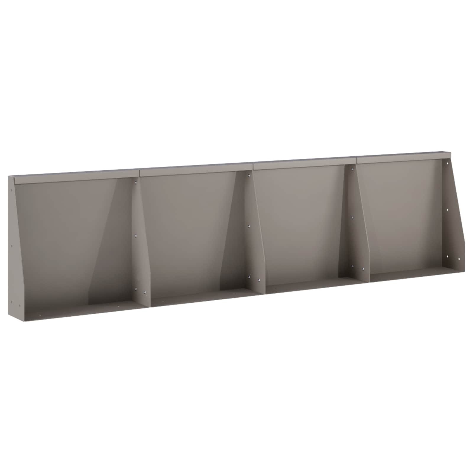 Sienelė 4 vnt. 40 x 12 x 30 cm Rūdijanti