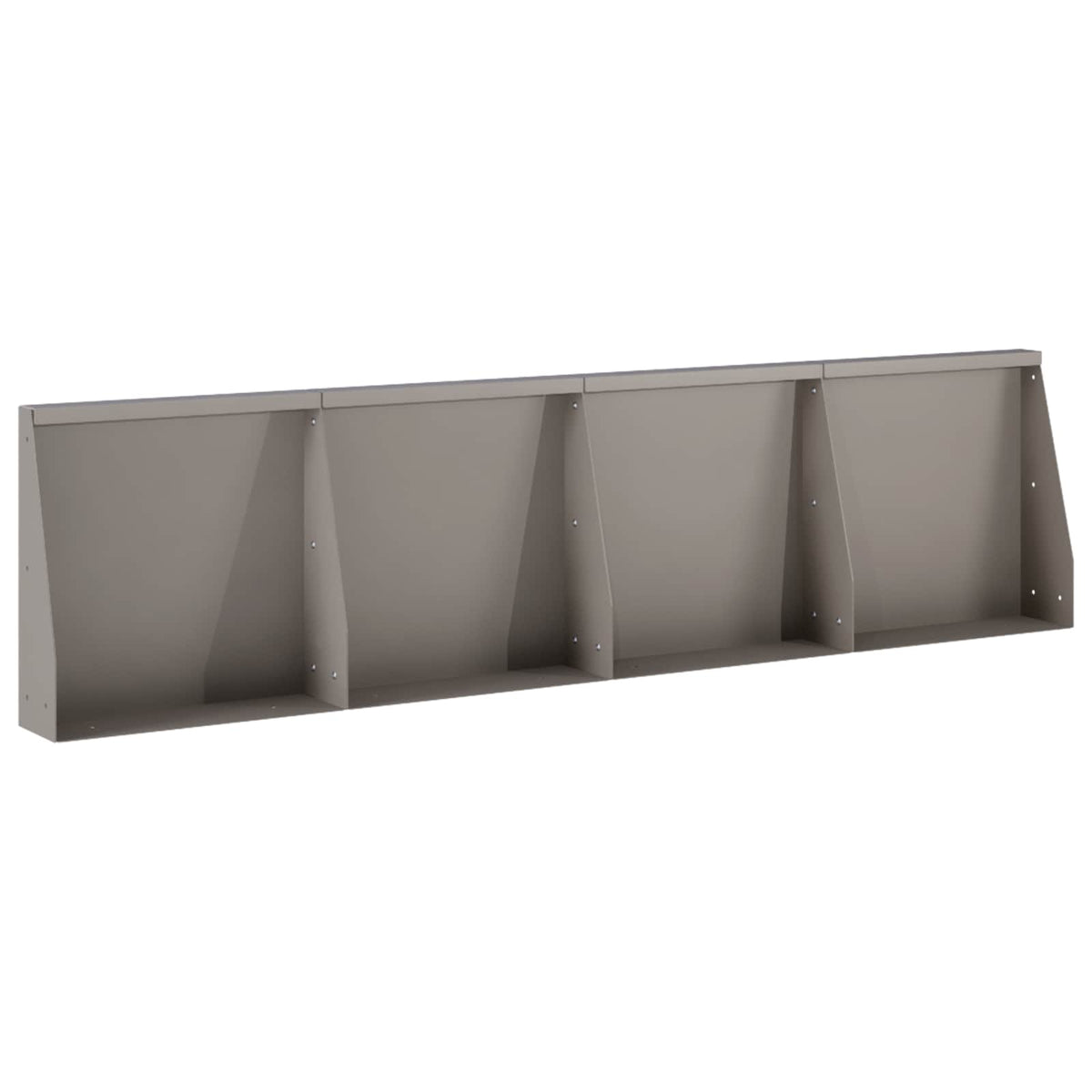 Sienelė 4 vnt. 40 x 12 x 40 cm Rūdijanti