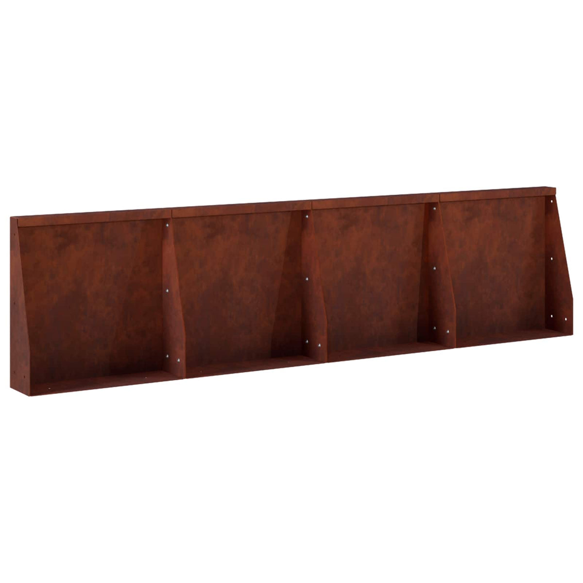 Sienelė 4 vnt. 40 x 12 x 50 cm Rūdijanti
