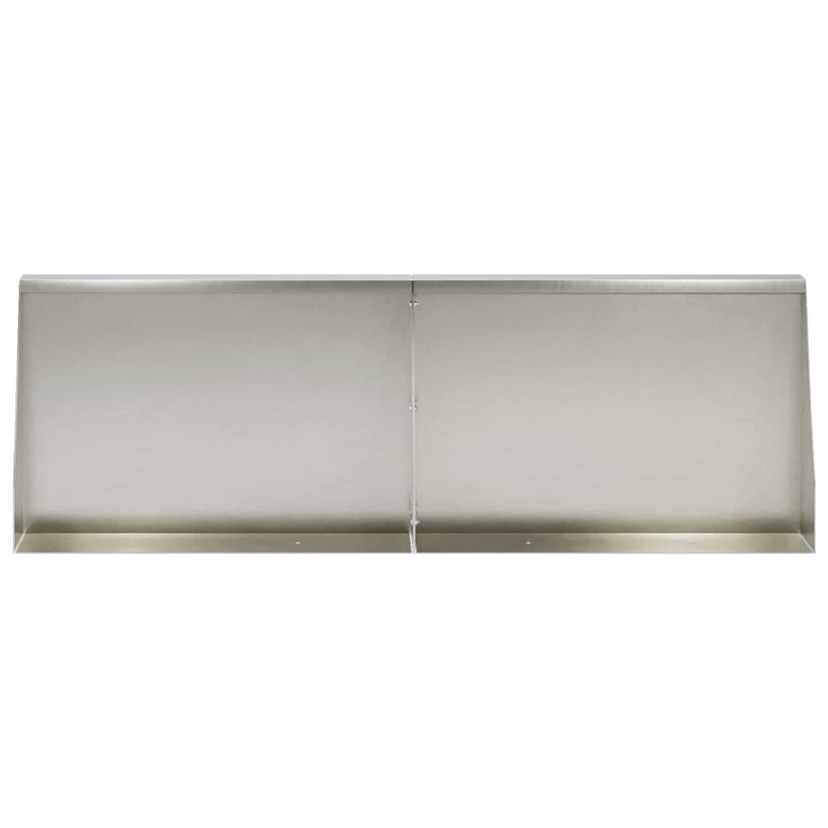 Sienelė 4 vnt. 60 x 12 x 30 cm Nerūdijantis plienas Sidabrinė