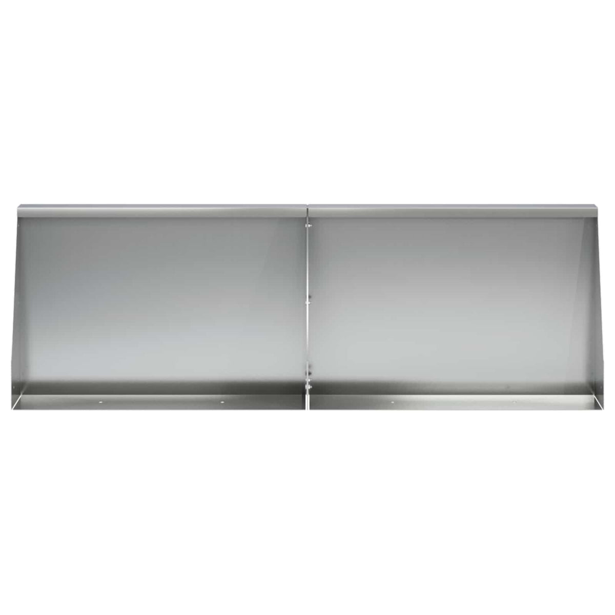 Sienelė 4 vnt. 60 x 12 x 30 cm Galvanizuotas plienas Sidabrinė