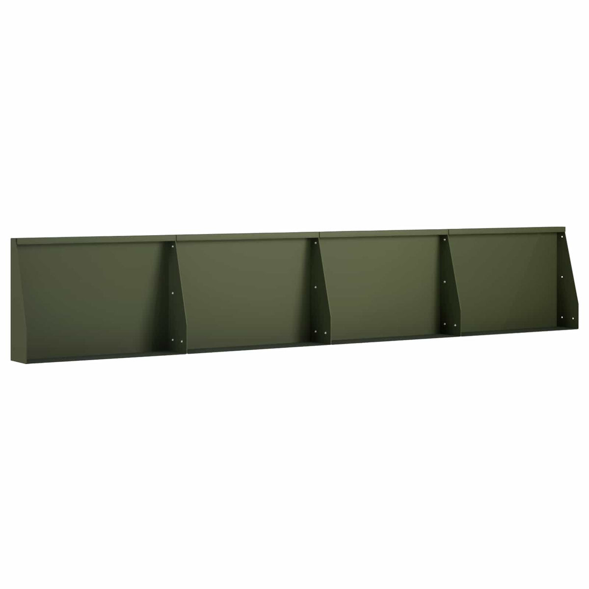 Sienelė 4 vnt. 60 x 12 x 40 cm Plienas Alyvuogių žalia