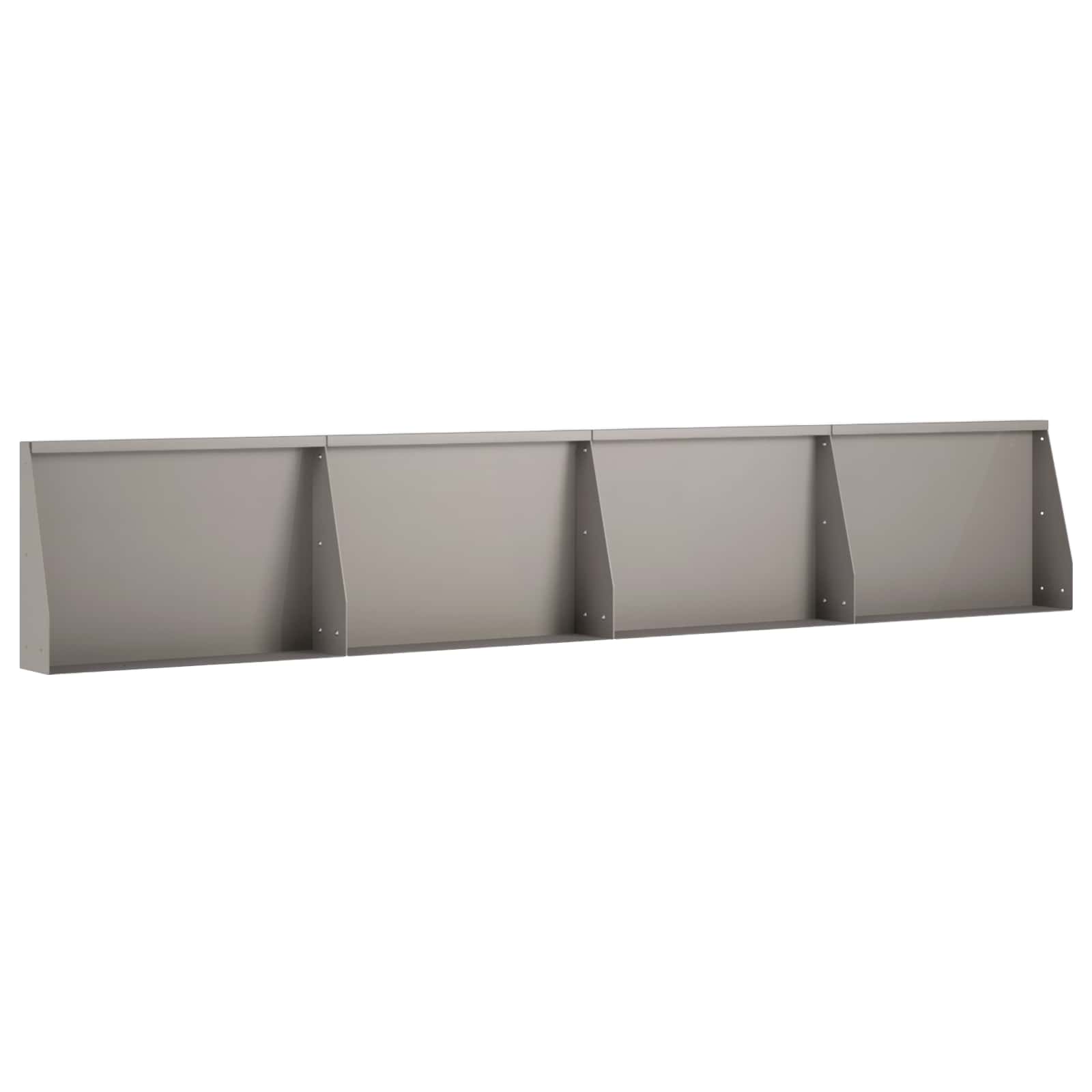 Sienelė 4 vnt. 60 x 12 x 40 cm Rūdijanti