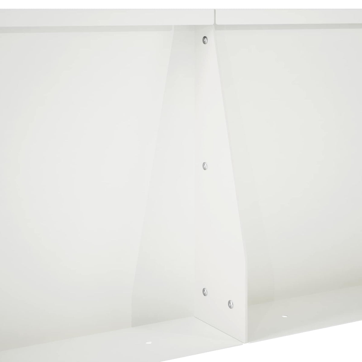 Sienelė 4 vnt. 60 x 12 x 50 cm Plienas Balta