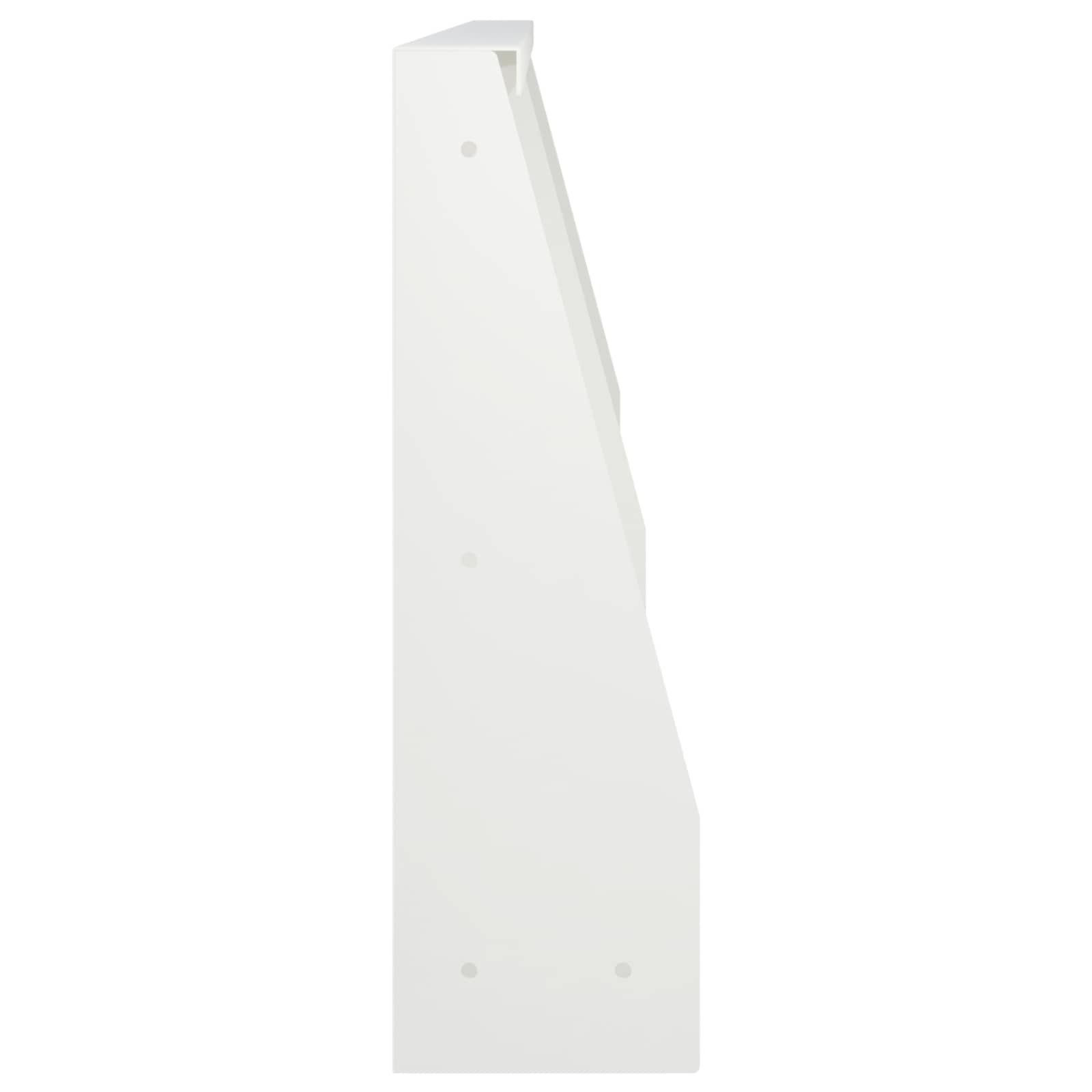 Sienelė 4 vnt. 60 x 12 x 50 cm Plienas Balta
