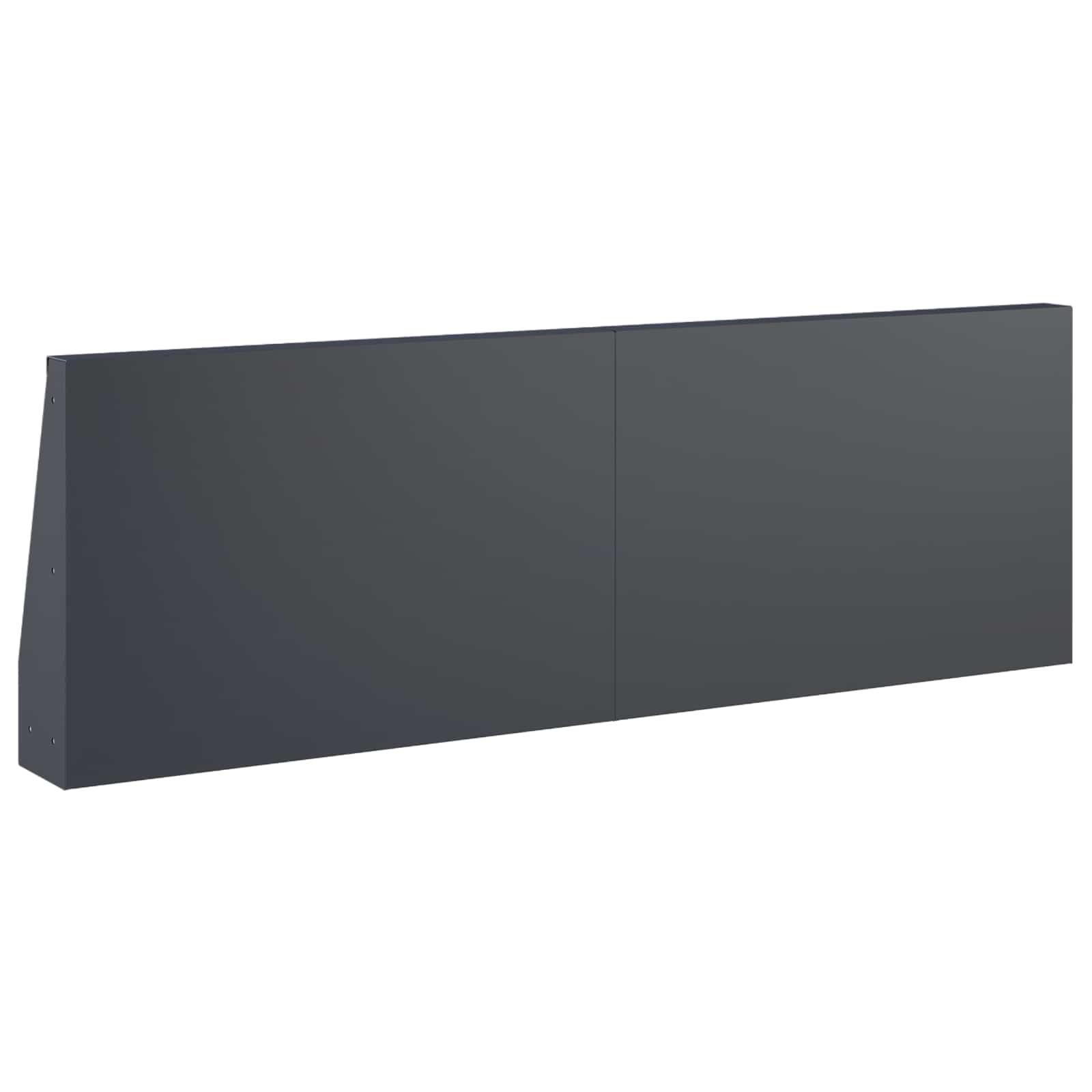 Sienelė 4 vnt. 60 x 12 x 50 cm Plienas Antracito