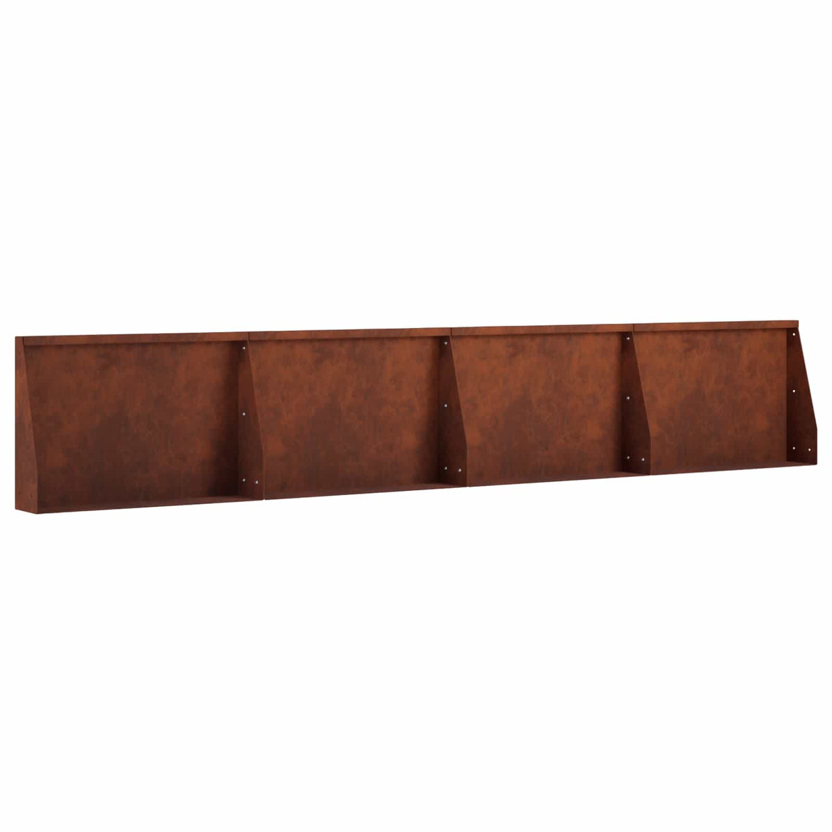 Sienelė 4 vnt. 60 x 12 x 50 cm Rūdijanti