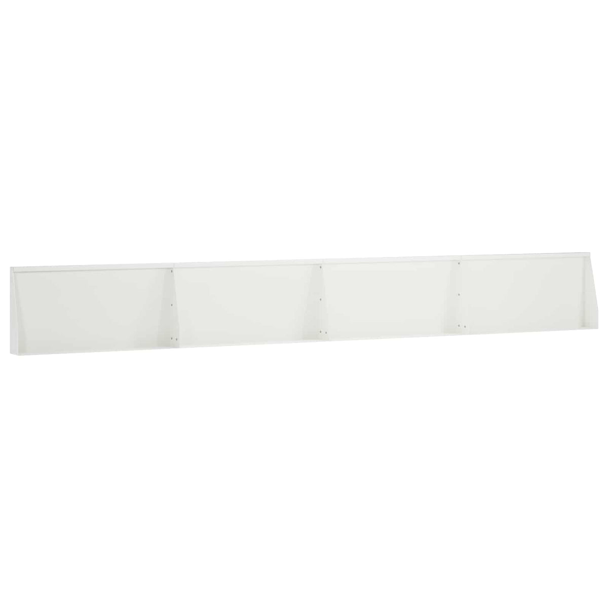 Sienelė 4 vnt. 80 x 12 x 30 cm Plienas Balta