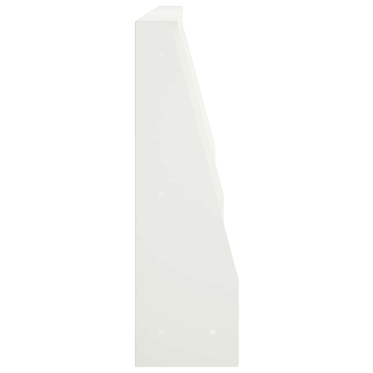 Sienelė 4 vnt. 80 x 12 x 30 cm Plienas Balta