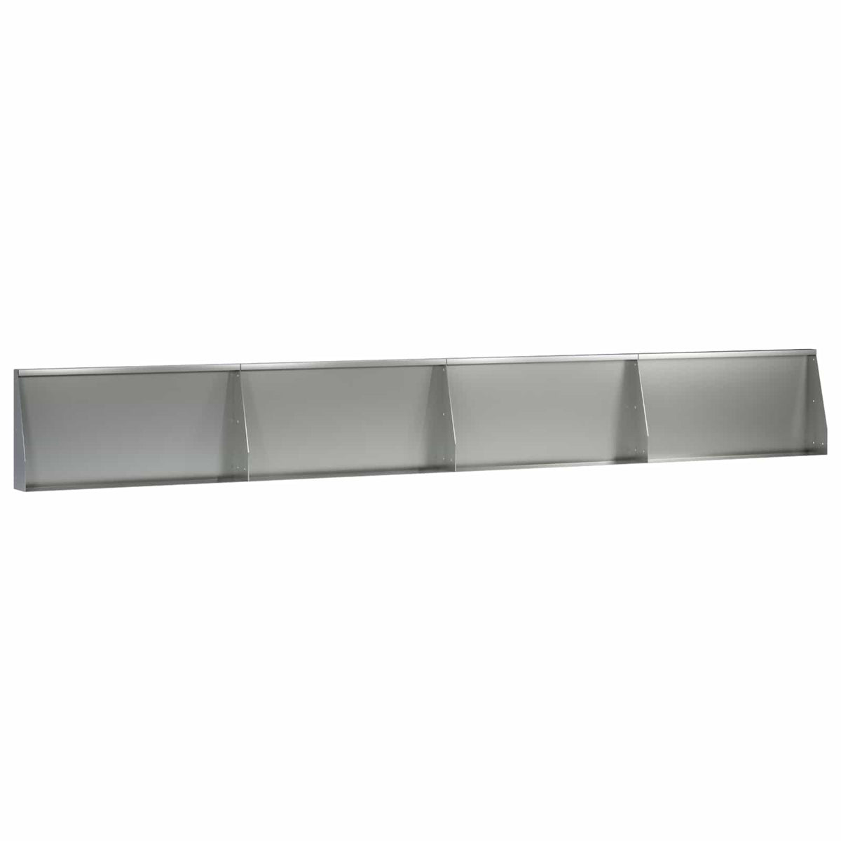 Sienelė 4 vnt. 80 x 12 x 30 cm Galvanizuotas plienas Sidabrinė