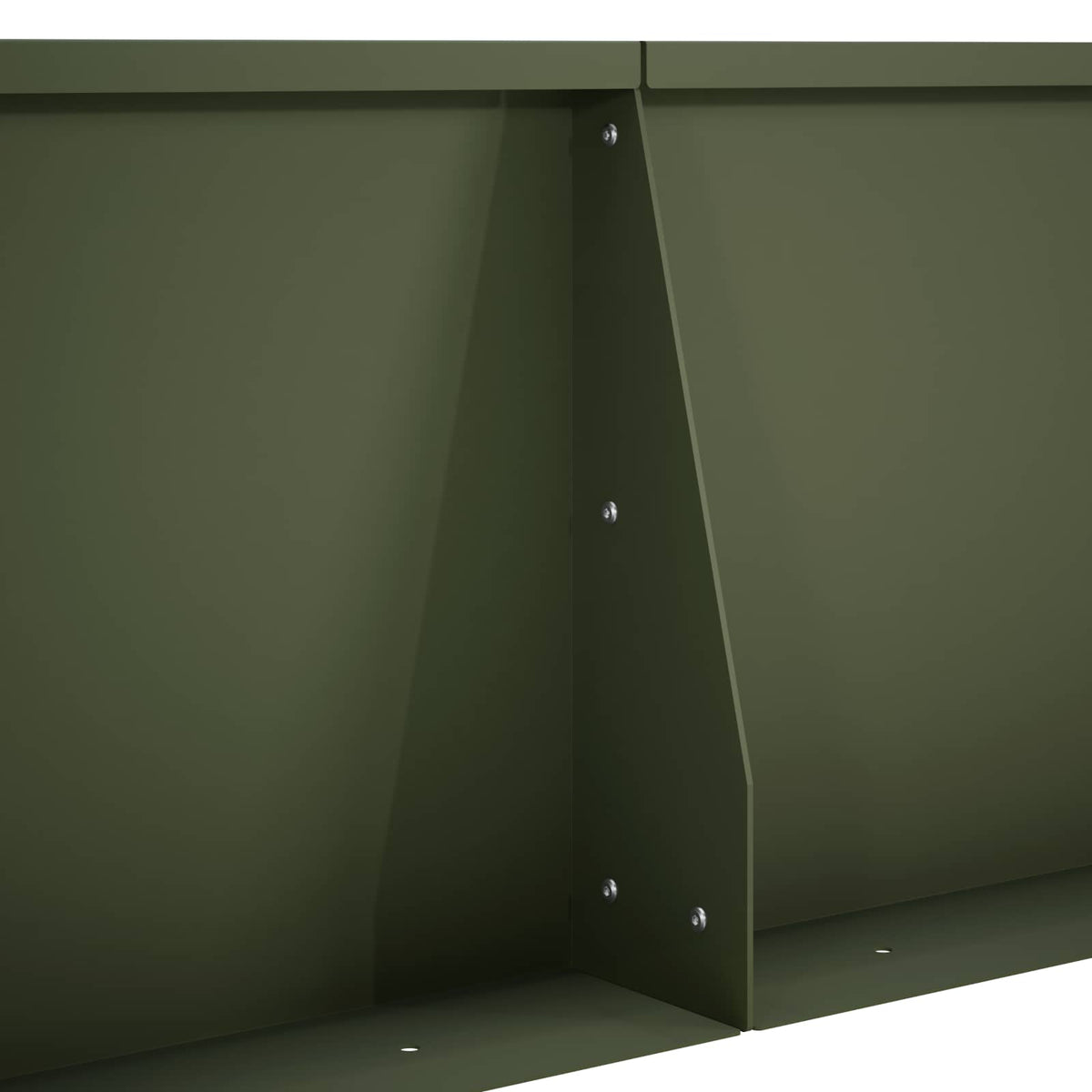 Sienelė 4 vnt. 80 x 12 x 40 cm Plienas Alyvuogių žalia
