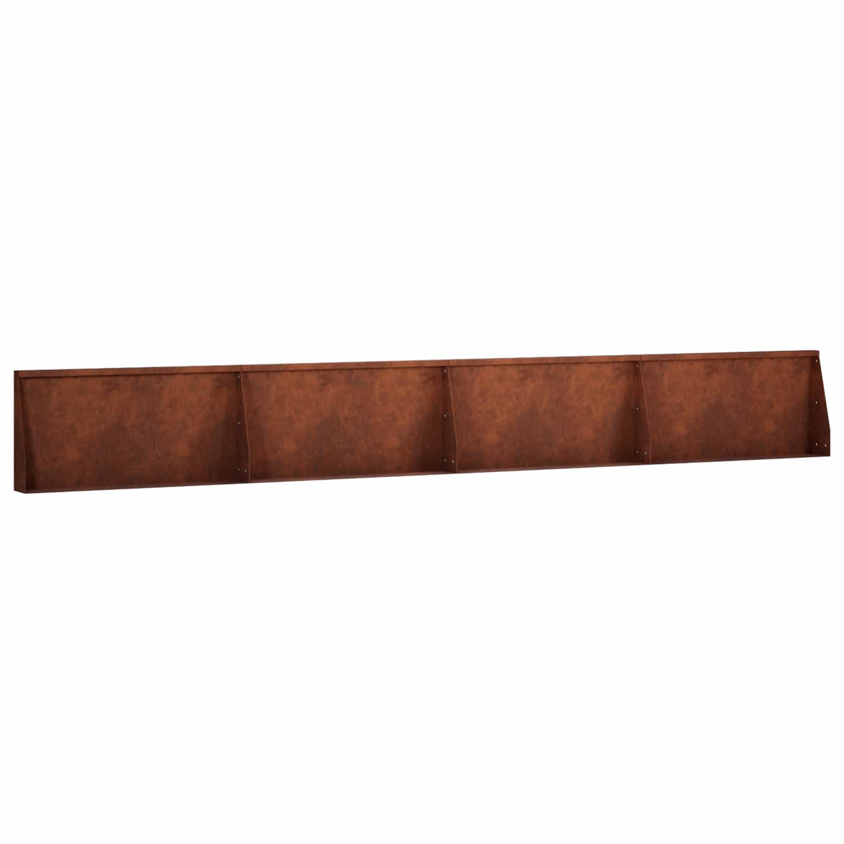 Sienelė 4 vnt. 80 x 12 x 40 cm Rūdijanti
