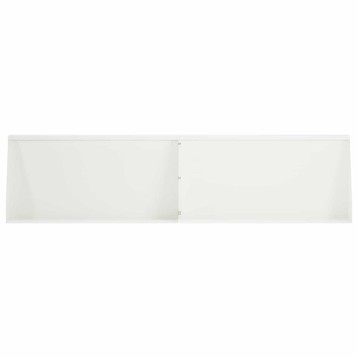 Sienelė 4 vnt. 80 x 12 x 50 cm Plienas Balta