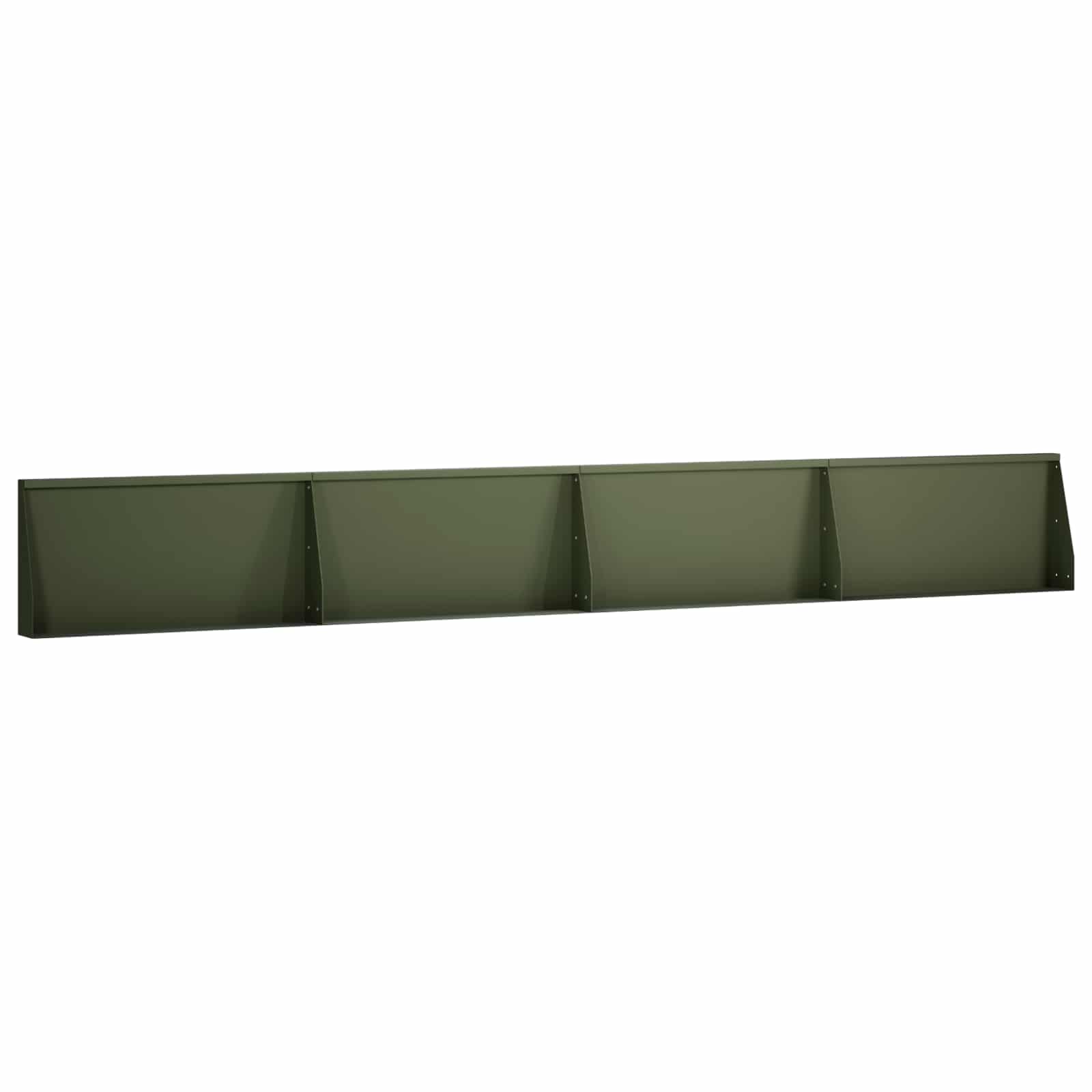 Sienelė 4 vnt. 80 x 12 x 50 cm Plienas Alyvuogių žalia