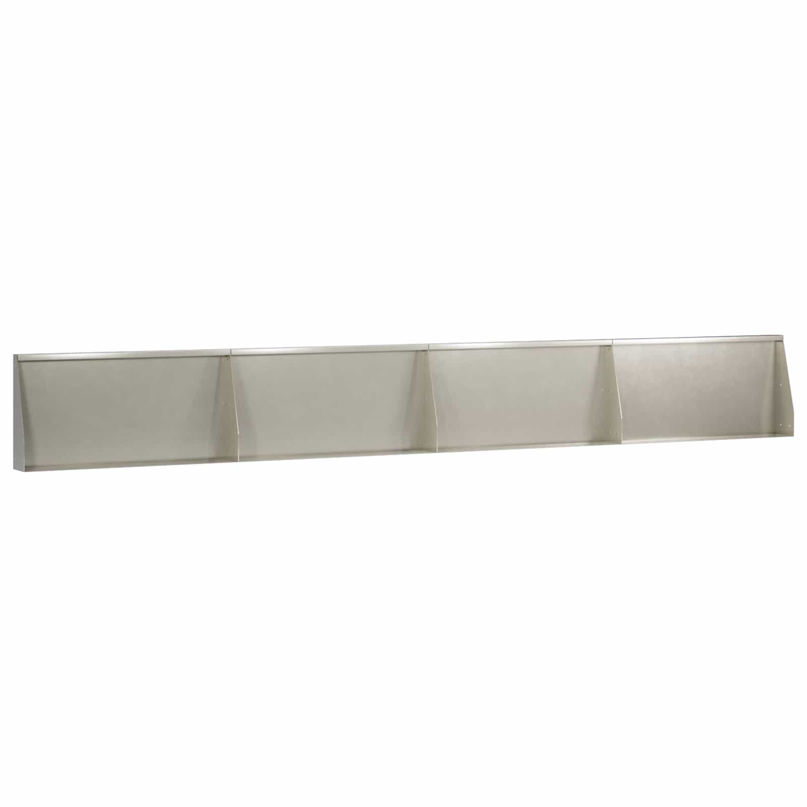Sienelė 4 vnt. 80 x 12 x 50 cm Nerūdijantis plienas Sidabrinė