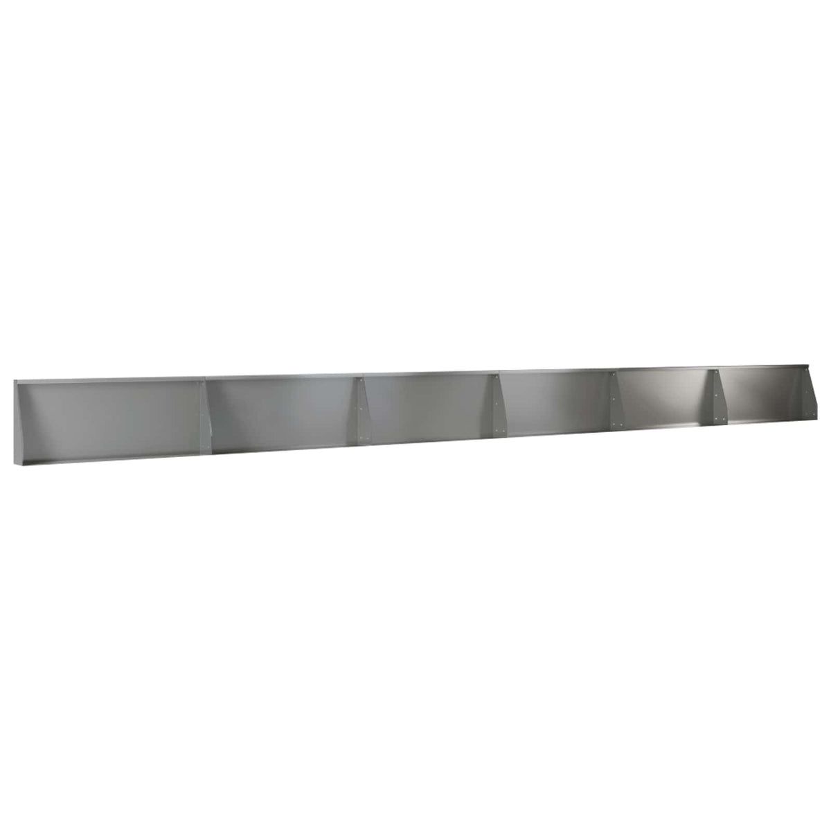 Sienelė 6 vnt. 100 x 12 x 30 cm Galvanizuotas plienas Sidabrinė