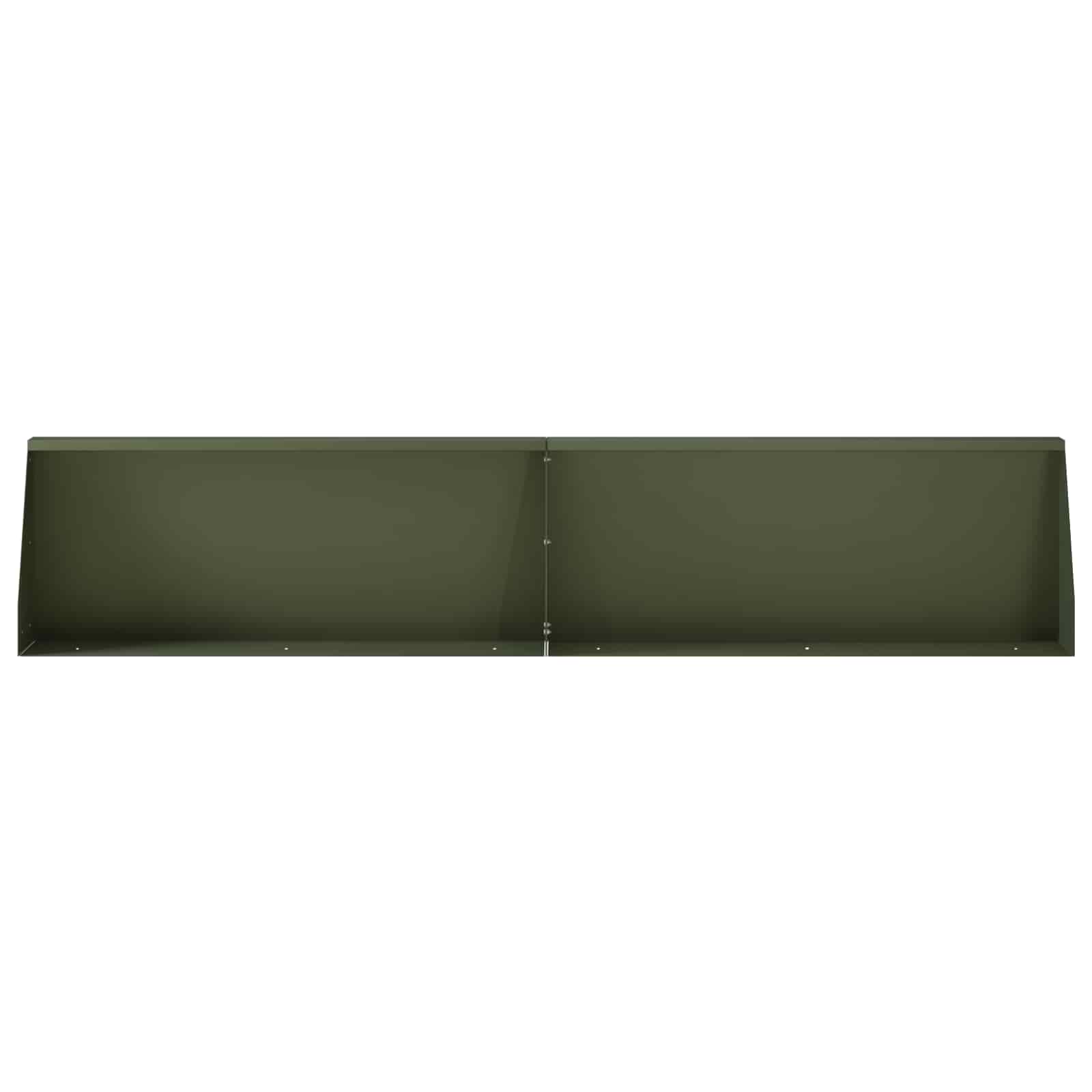 Sienelė 6 vnt. 100 x 12 x 50 cm Plienas Alyvuogių žalia