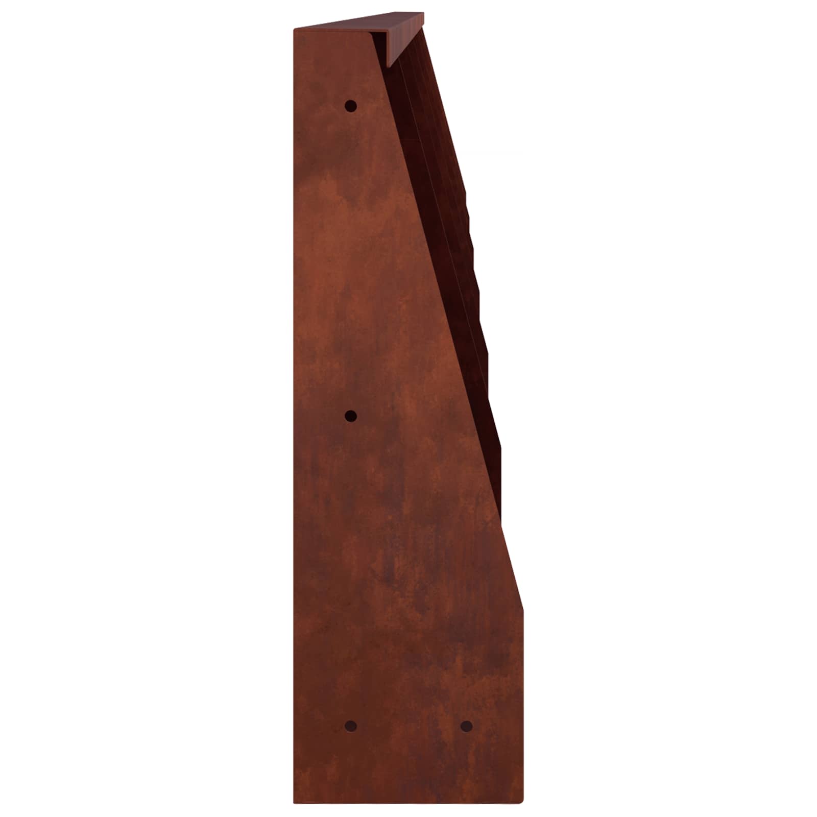 Sienelė 6 vnt. 40 x 12 x 30 cm Rūdijanti