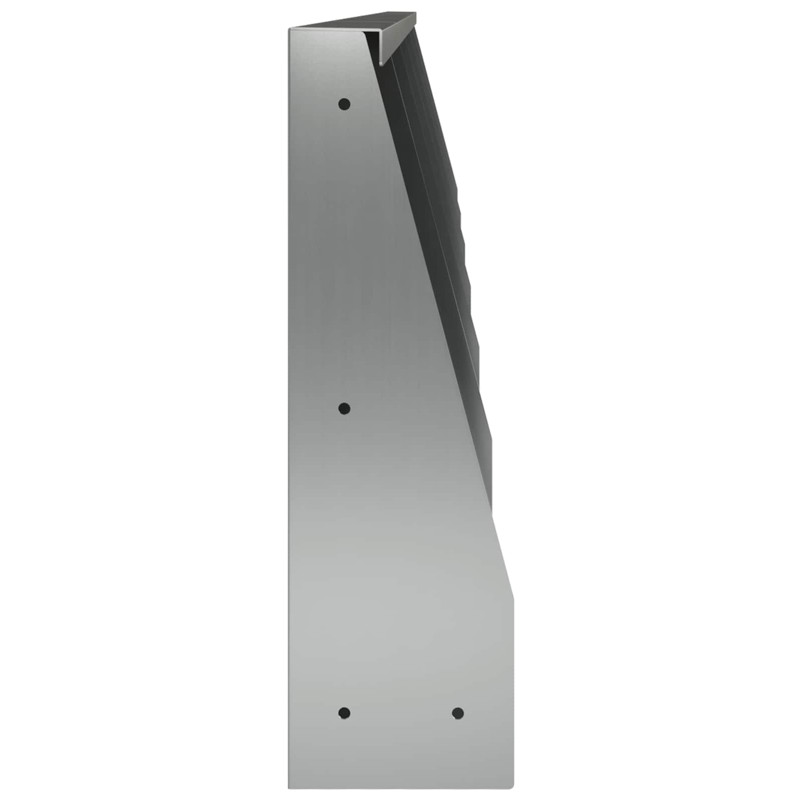 Sienelė 6 vnt. 40 x 12 x 40 cm Galvanizuotas plienas Sidabrinė