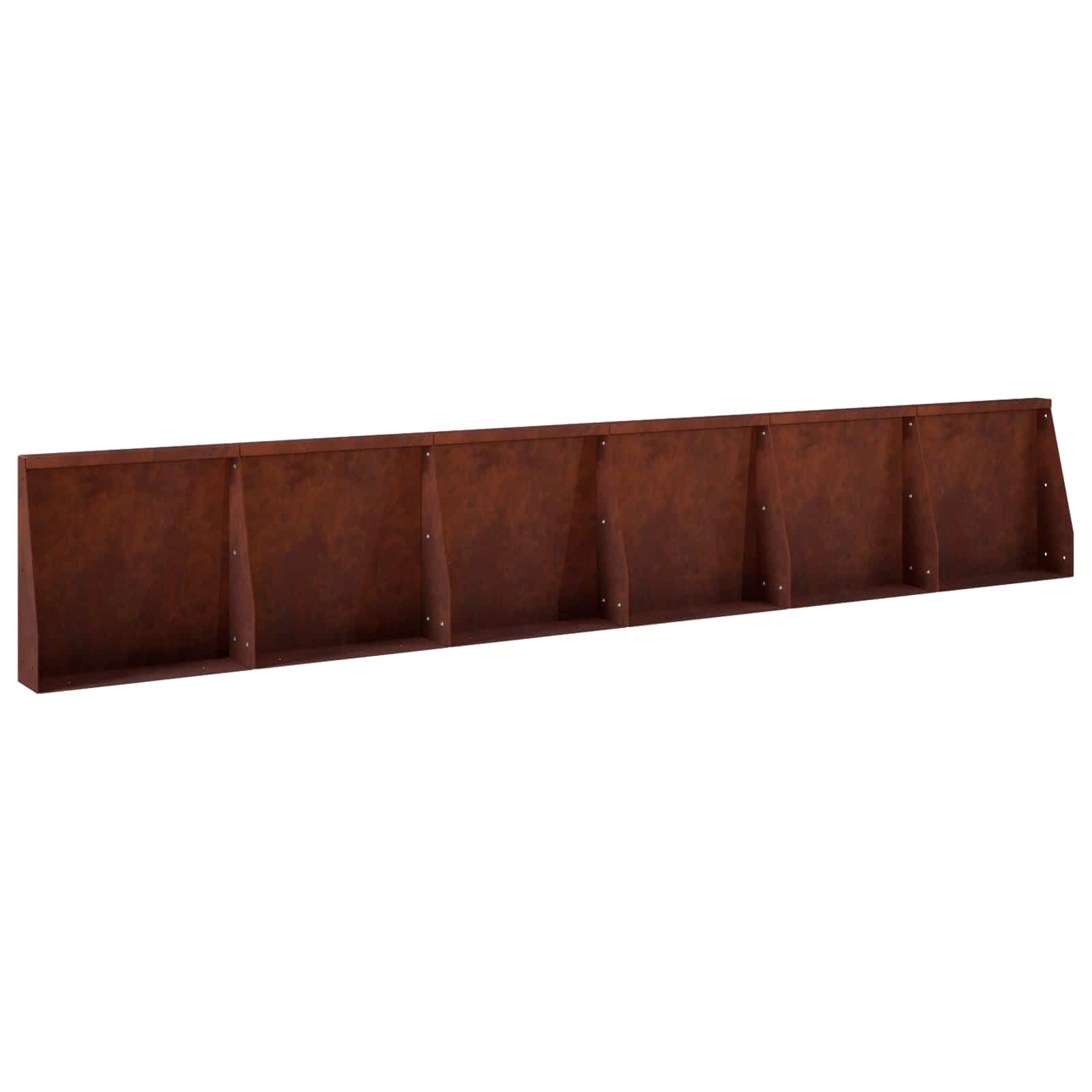 Sienelė 6 vnt. 40 x 12 x 40 cm Rūdijanti