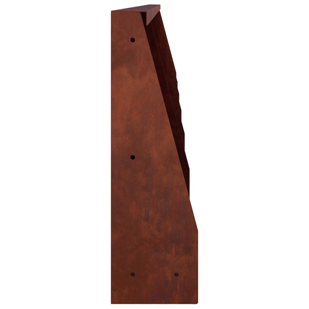 Sienelė 6 vnt. 40 x 12 x 40 cm Rūdijanti