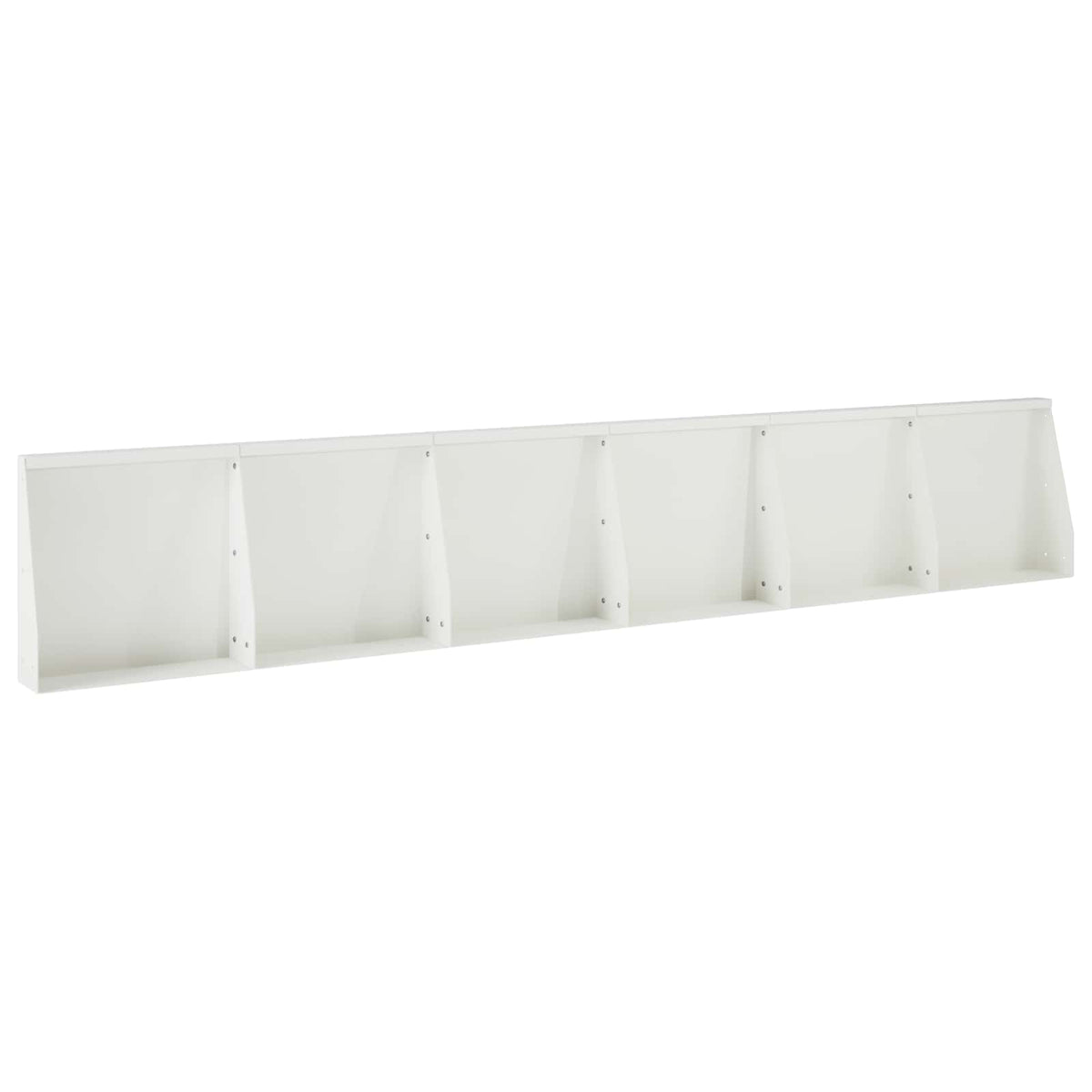 Sienelė 6 vnt. 40 x 12 x 50 cm Plienas Balta