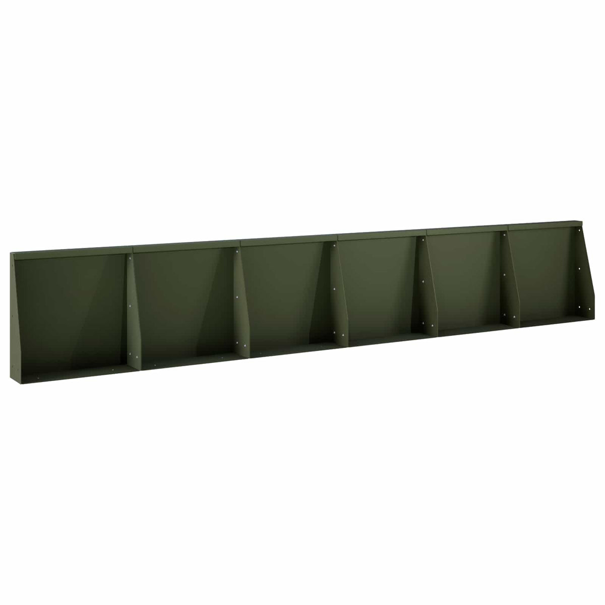 Sienelė 6 vnt. 40 x 12 x 50 cm Plienas Alyvuogių žalia